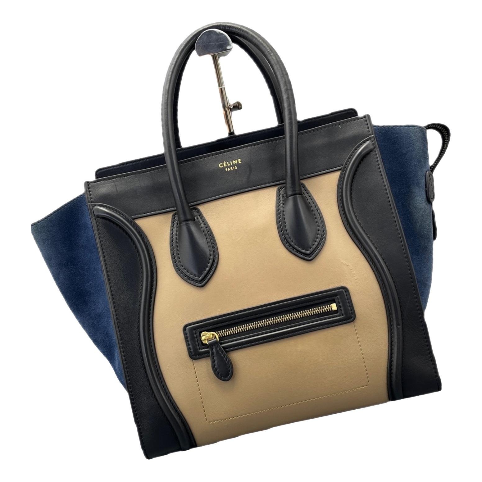 Luggage leather handbag