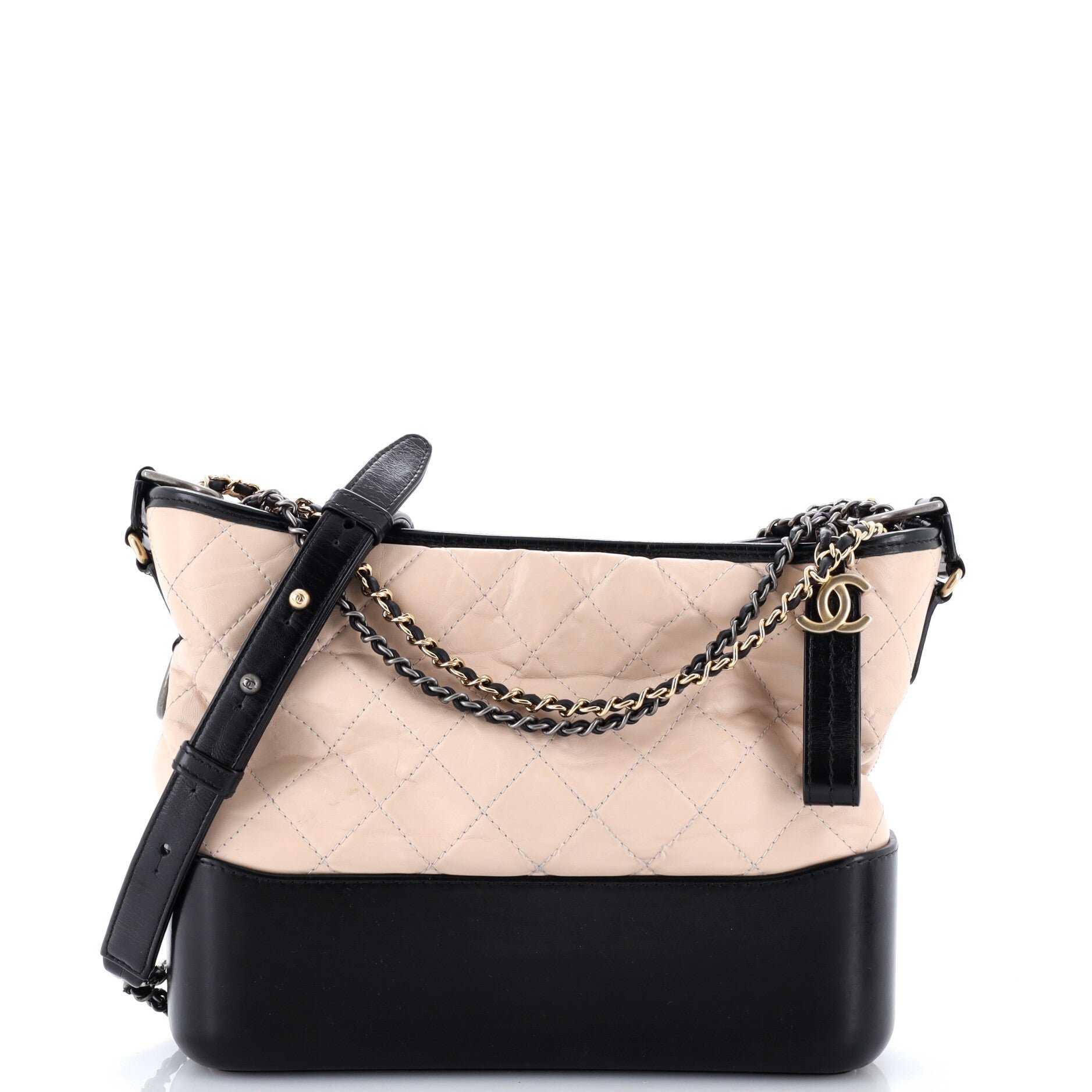 Gabrielle Hobo Quilted Aged Calfskin Medium