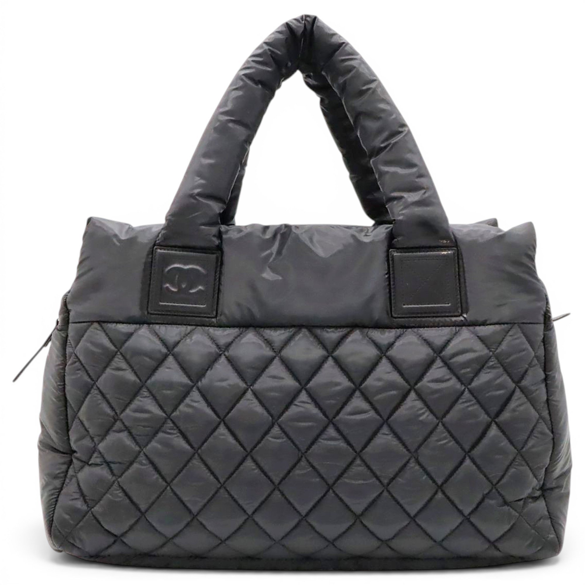 Cocoon leather tote