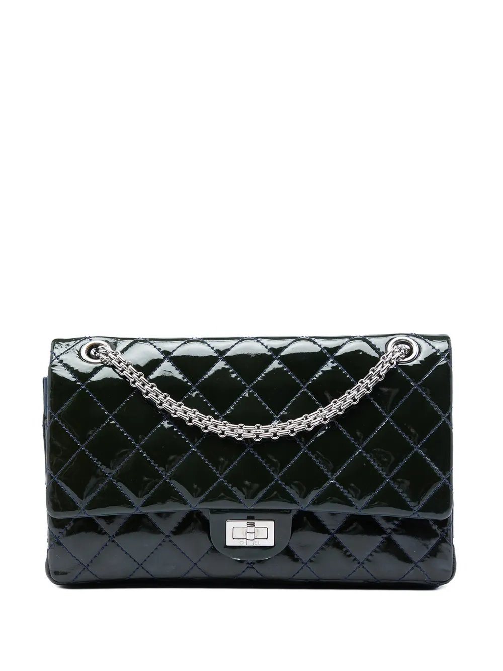 2009-2010 Quilted Patent Reissue 2.55 Double Flap 226 shoulder bag