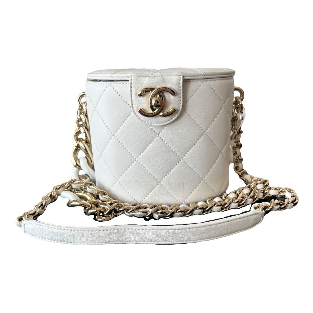Trendy CC Vanity leather handbag