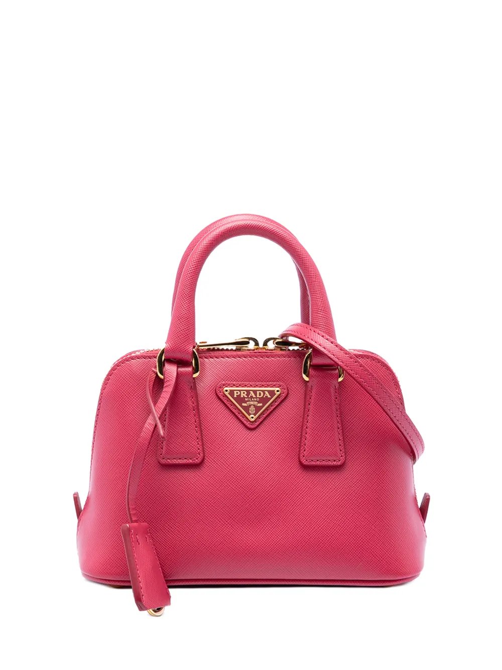 2010-2026 Mini Saffiano Lux Promenade satchel
