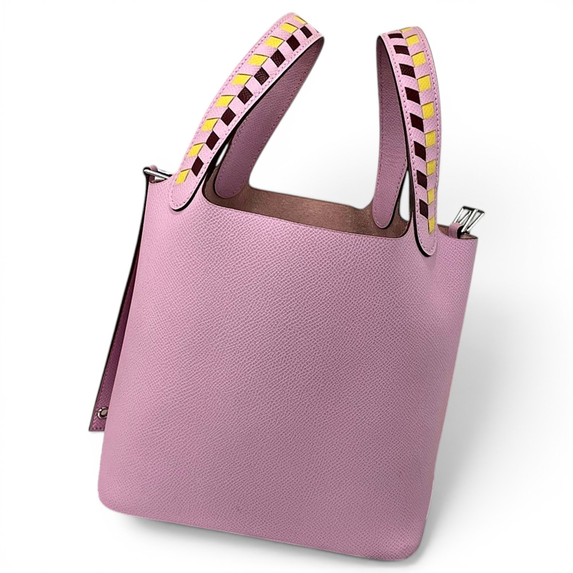 Picotin leather handbag