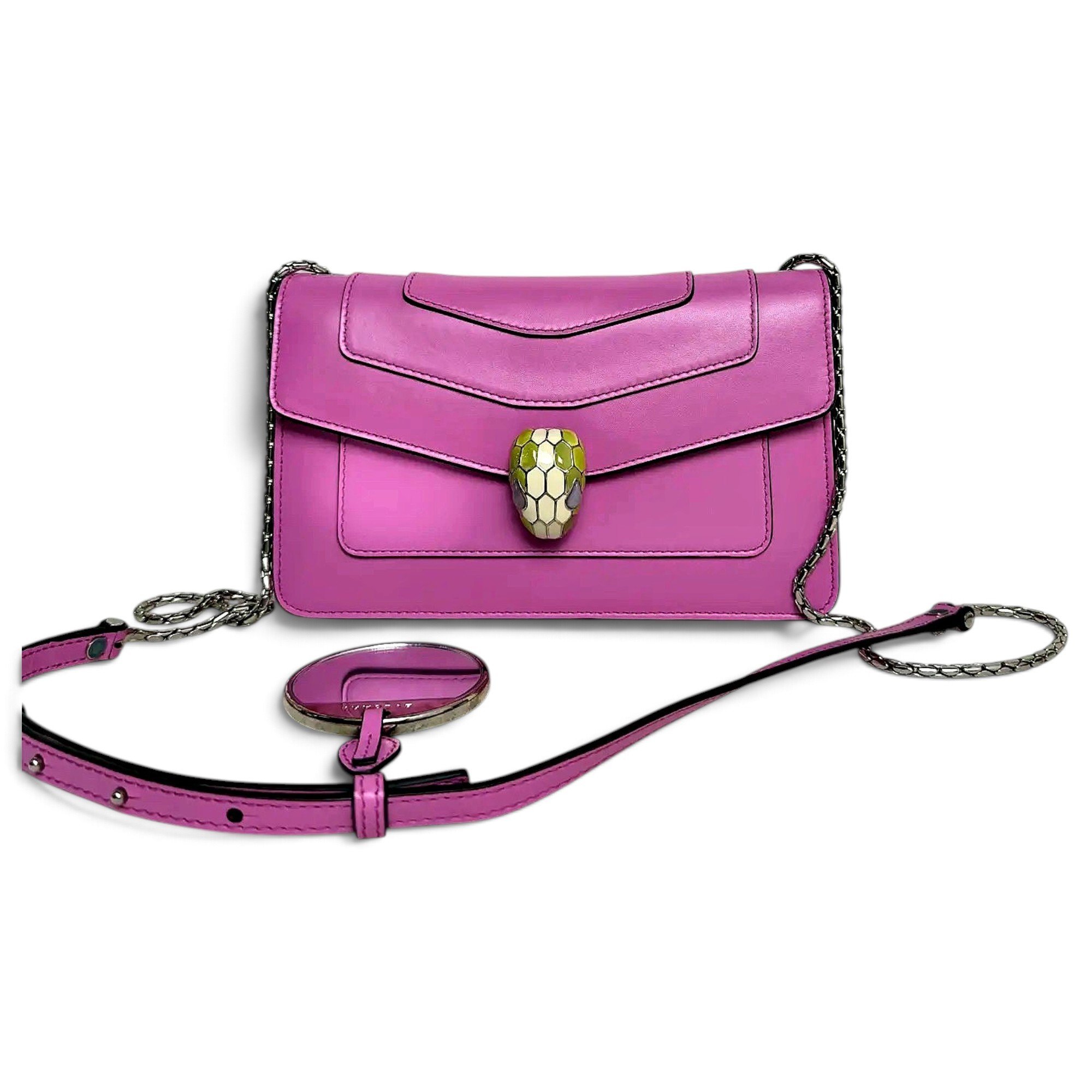 Serpenti leather crossbody bag