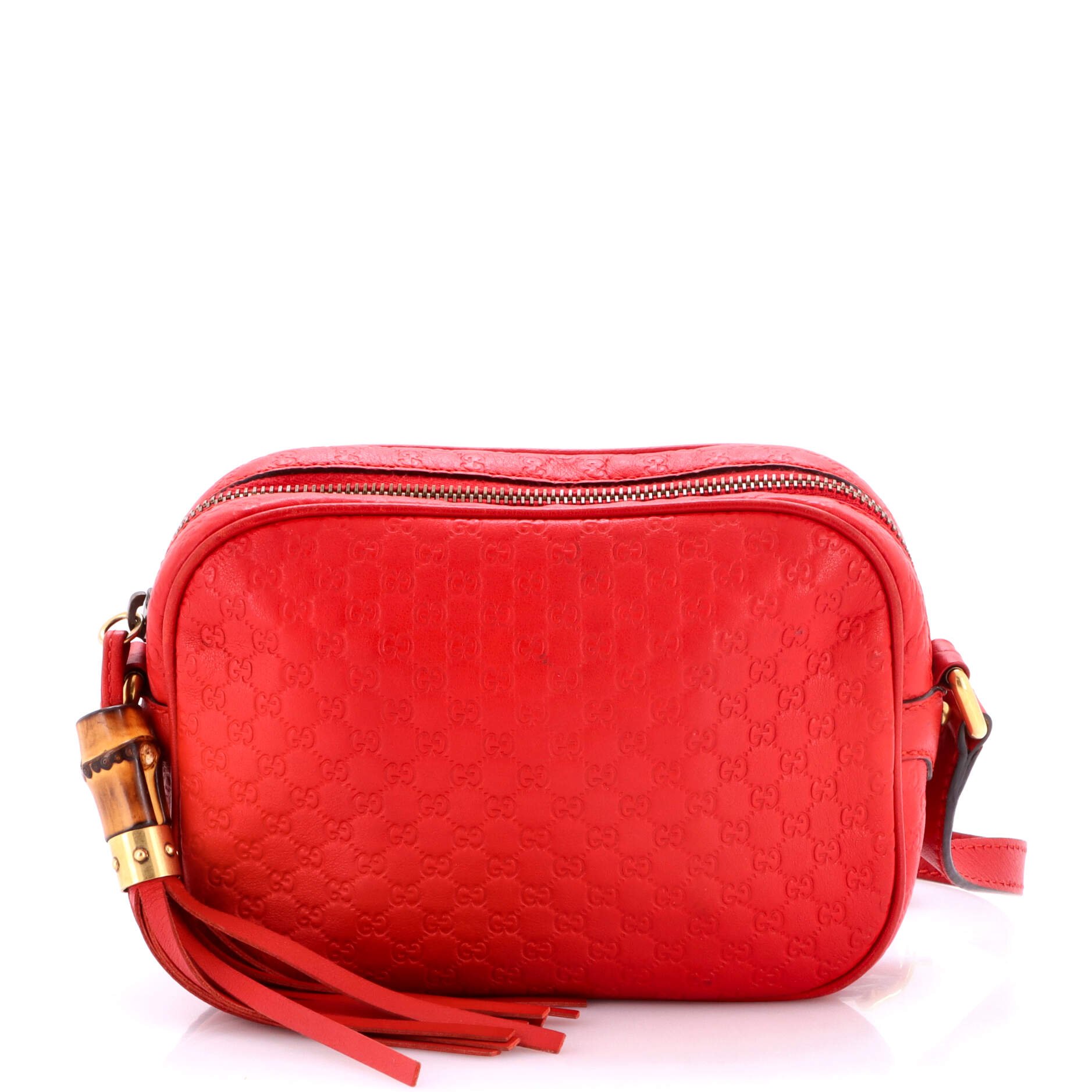 Sunshine Disco Crossbody Bag Microguccissima Leather Small
