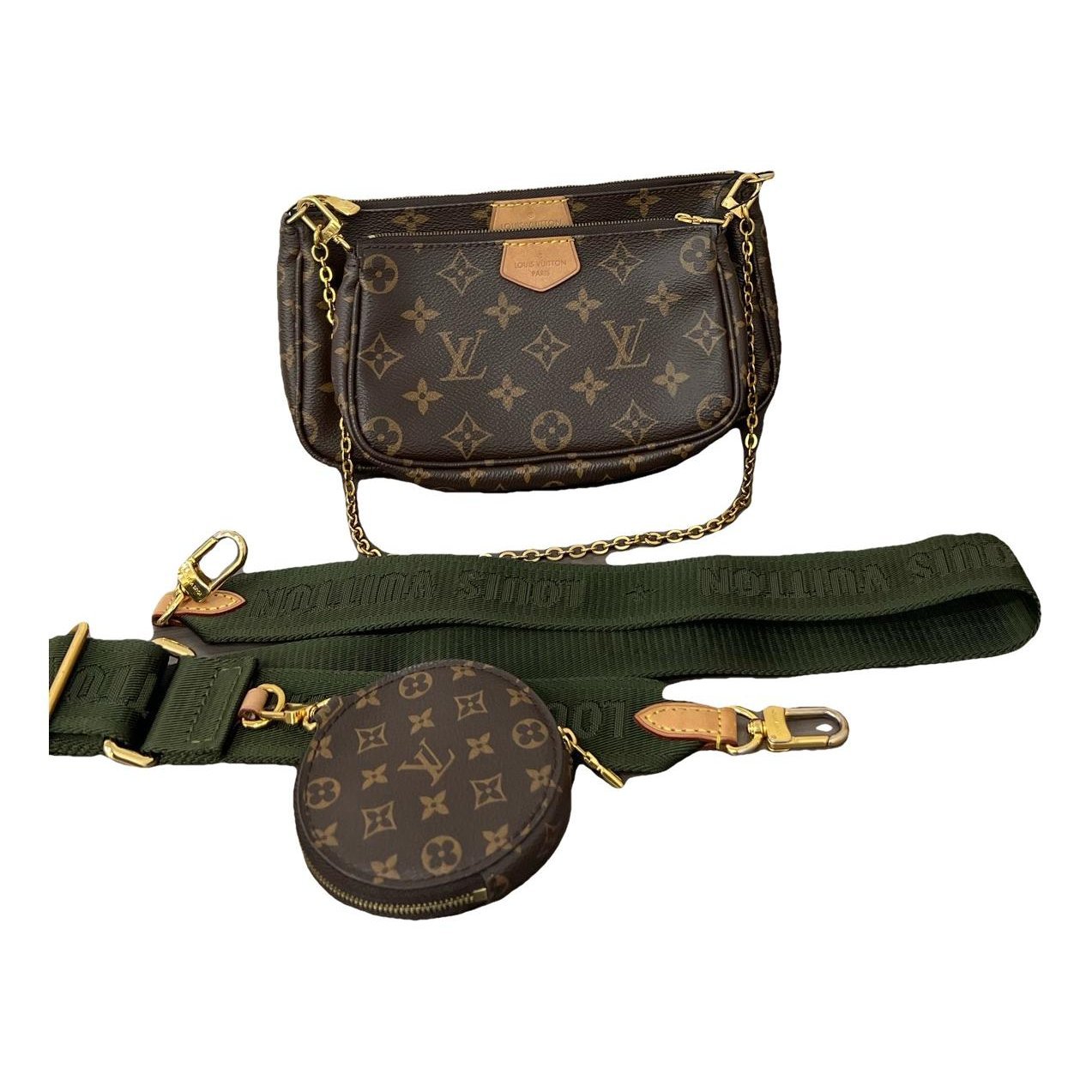 Multi Pochette Accessoires vegan leather crossbody bag
