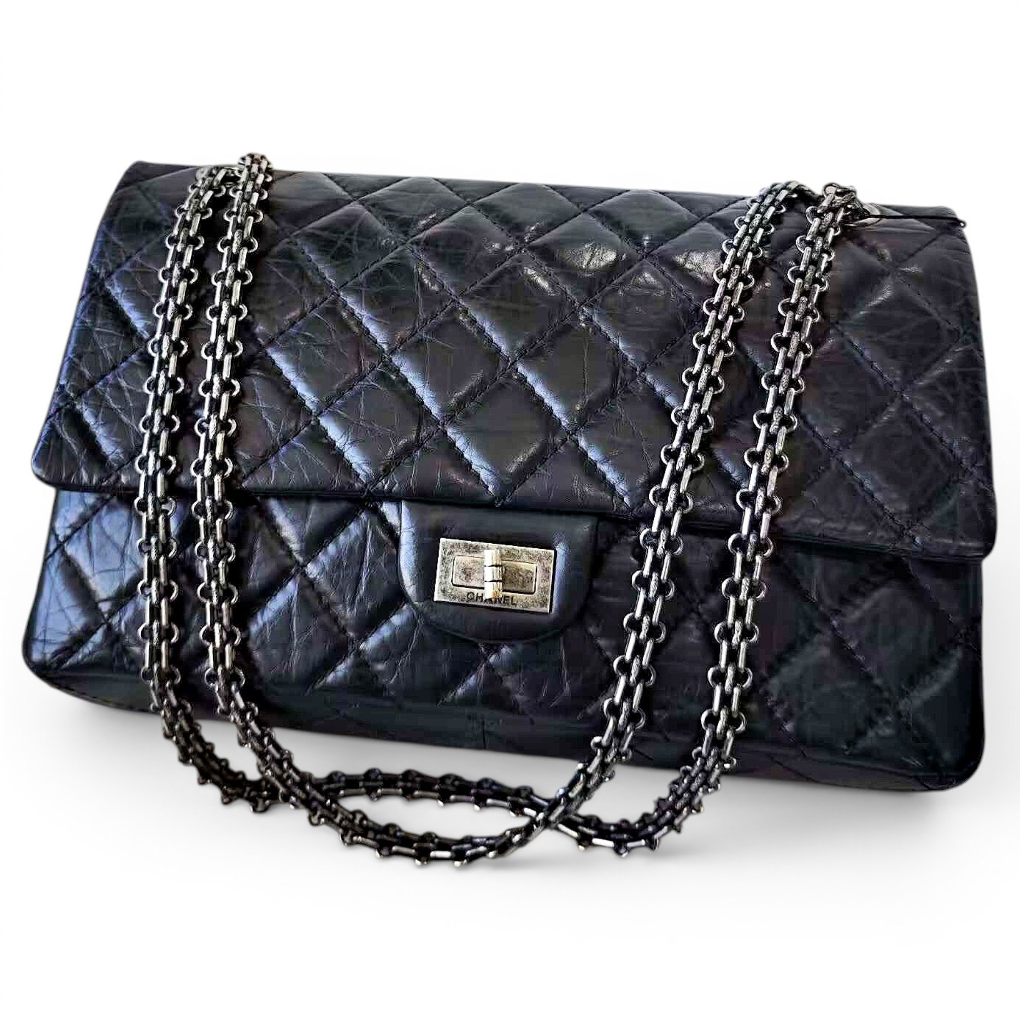 2.55 leather handbag