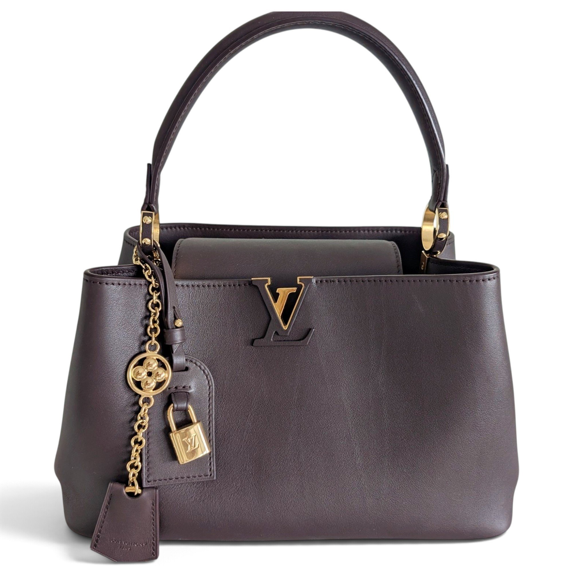 Capucines leather handbag