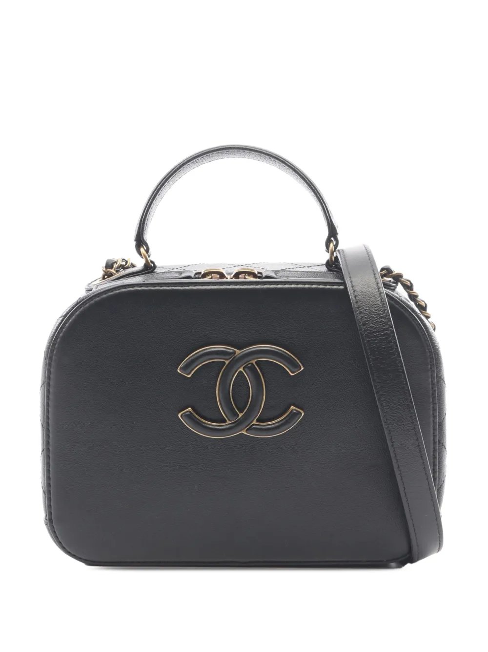 2017-2018 CC Calfskin Vanity Case satchel
