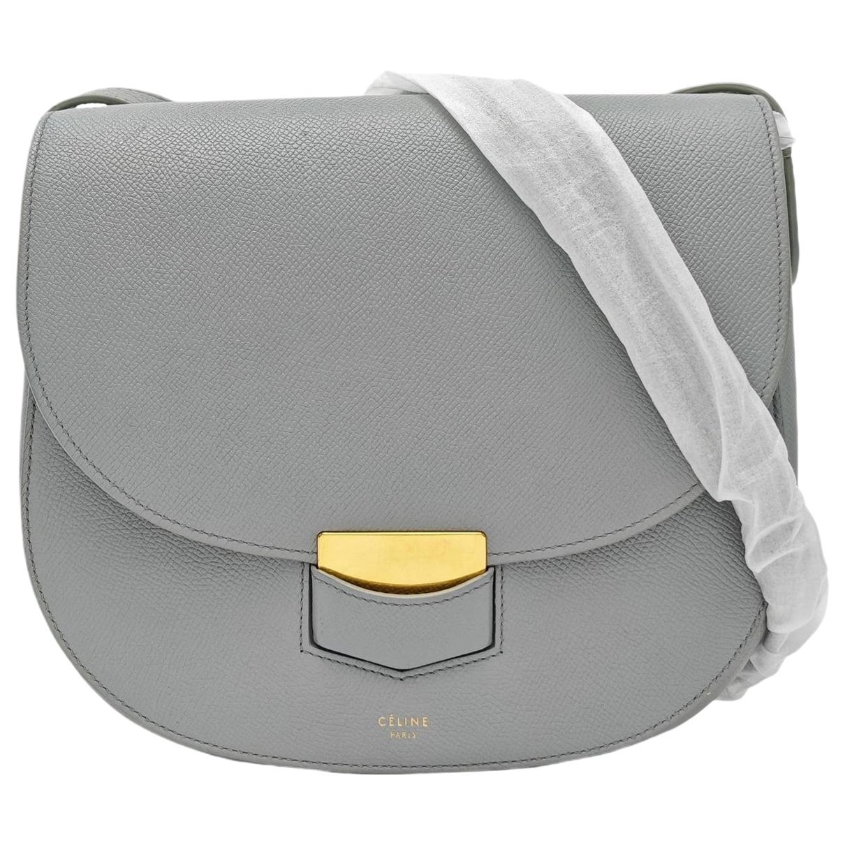 Trotteur leather handbag