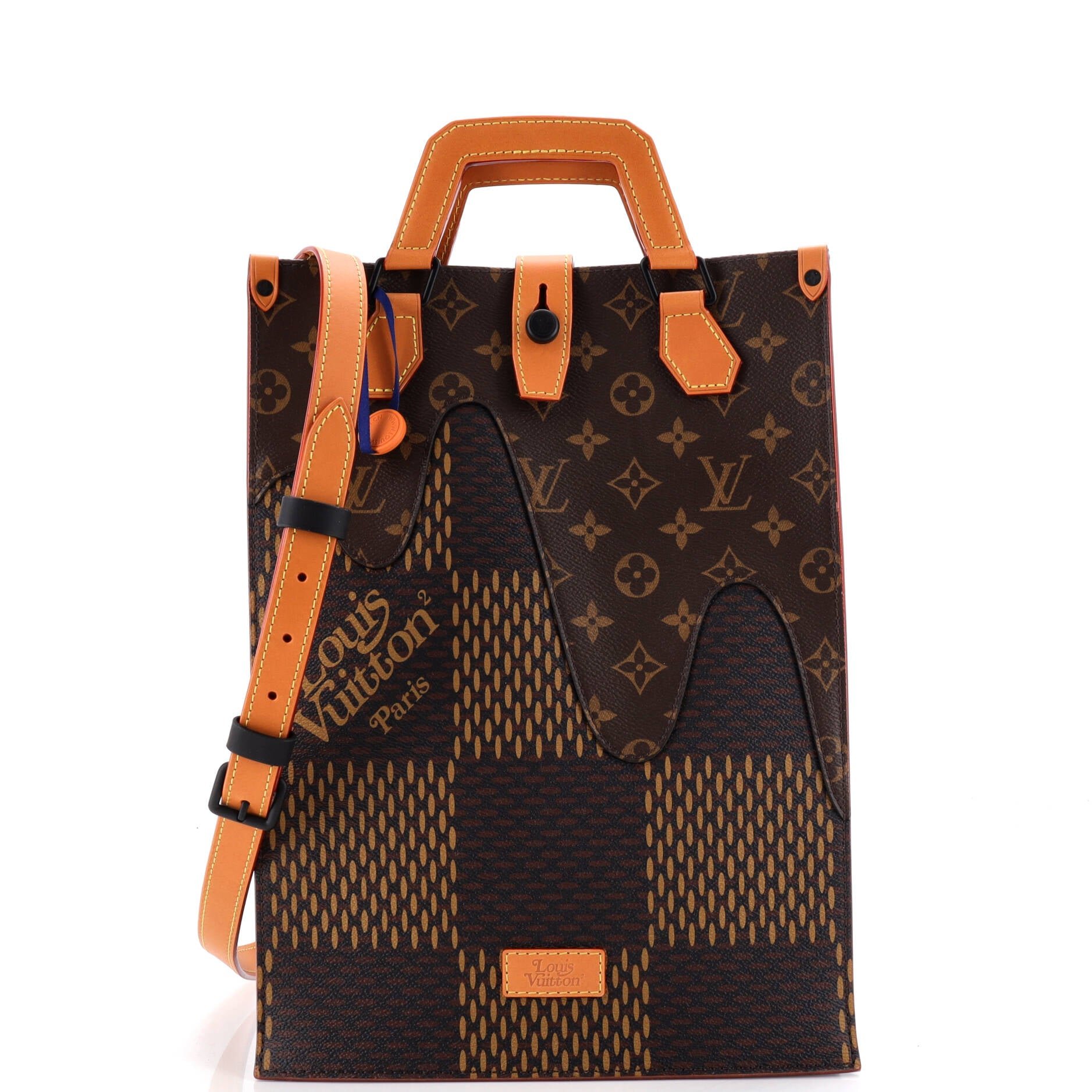 Nigo Tote Limited Edition Giant Damier and Monogram Canvas Mini