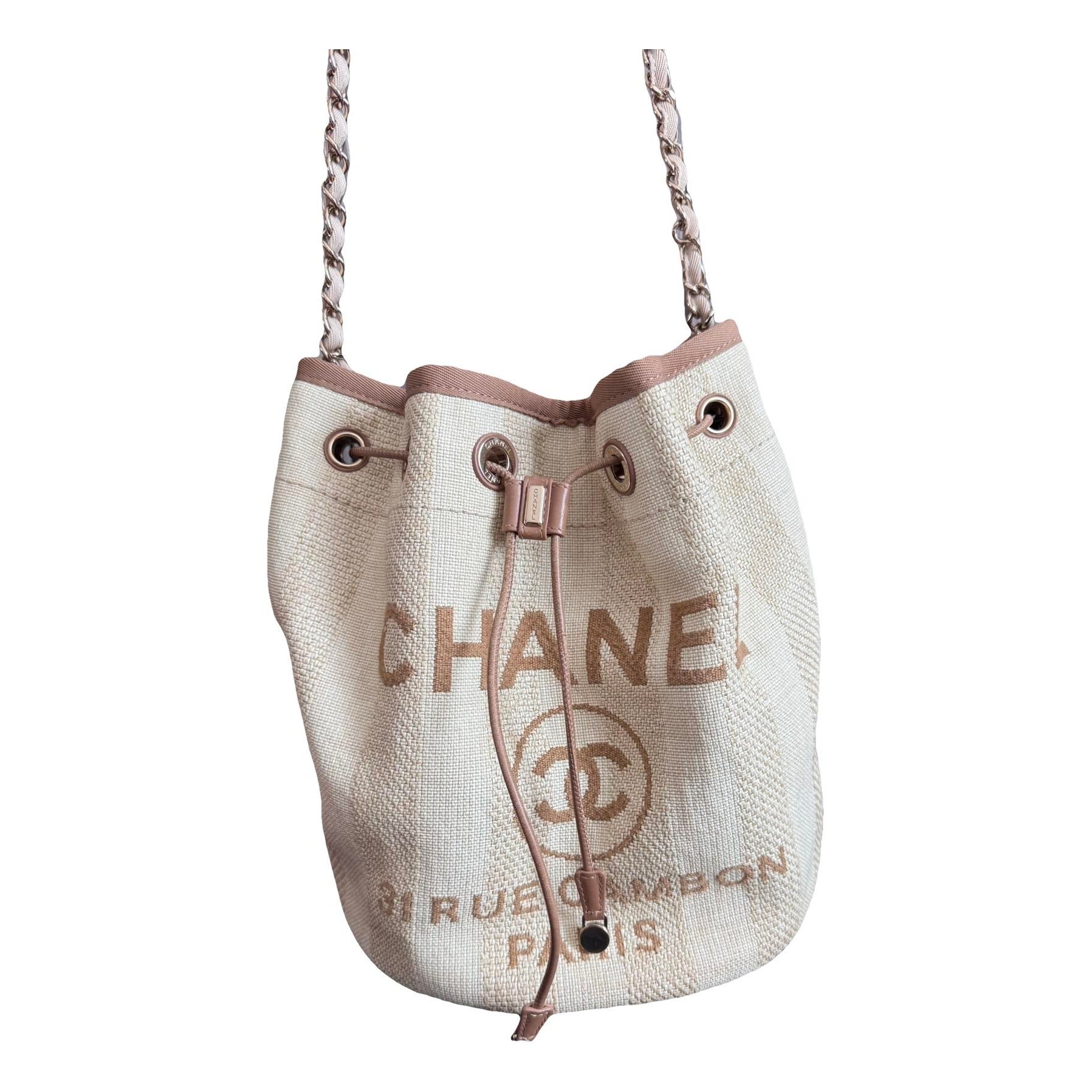 Deauville linen handbag
