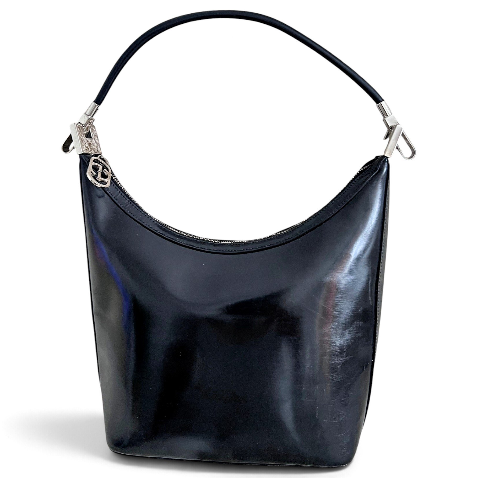 Hobo leather handbag