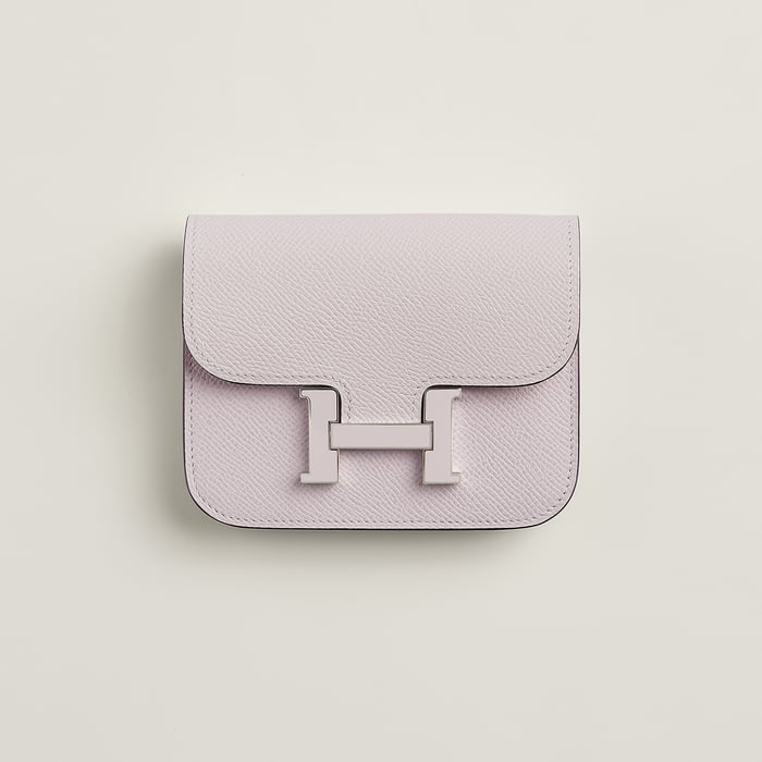 Mauve Pâle Constance Slim Wallet