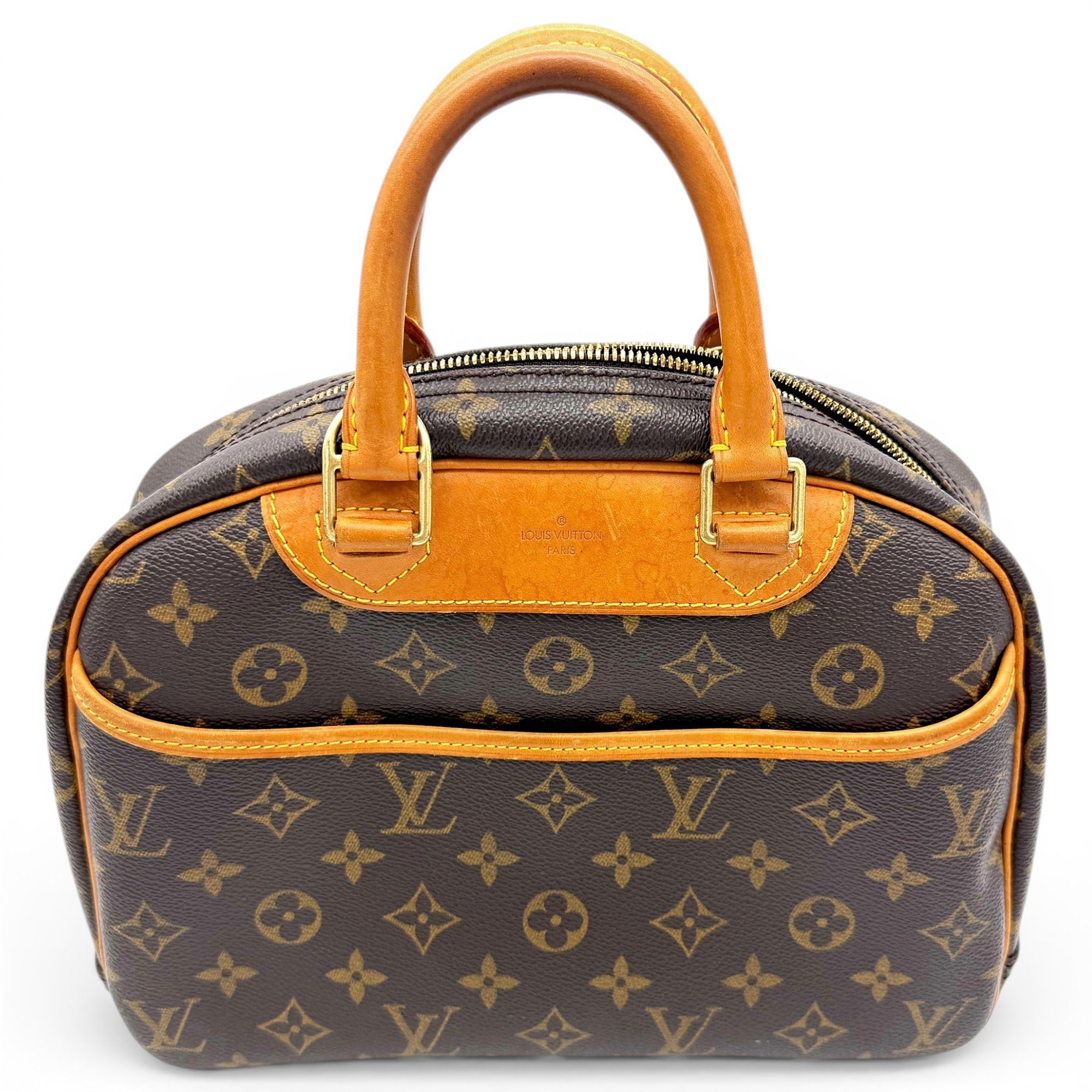 Leather clutch bag