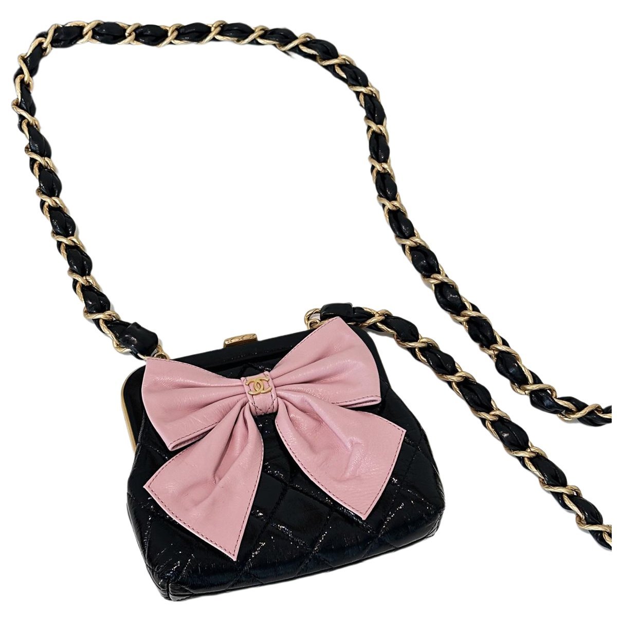 Trendy CC Vanity leather handbag