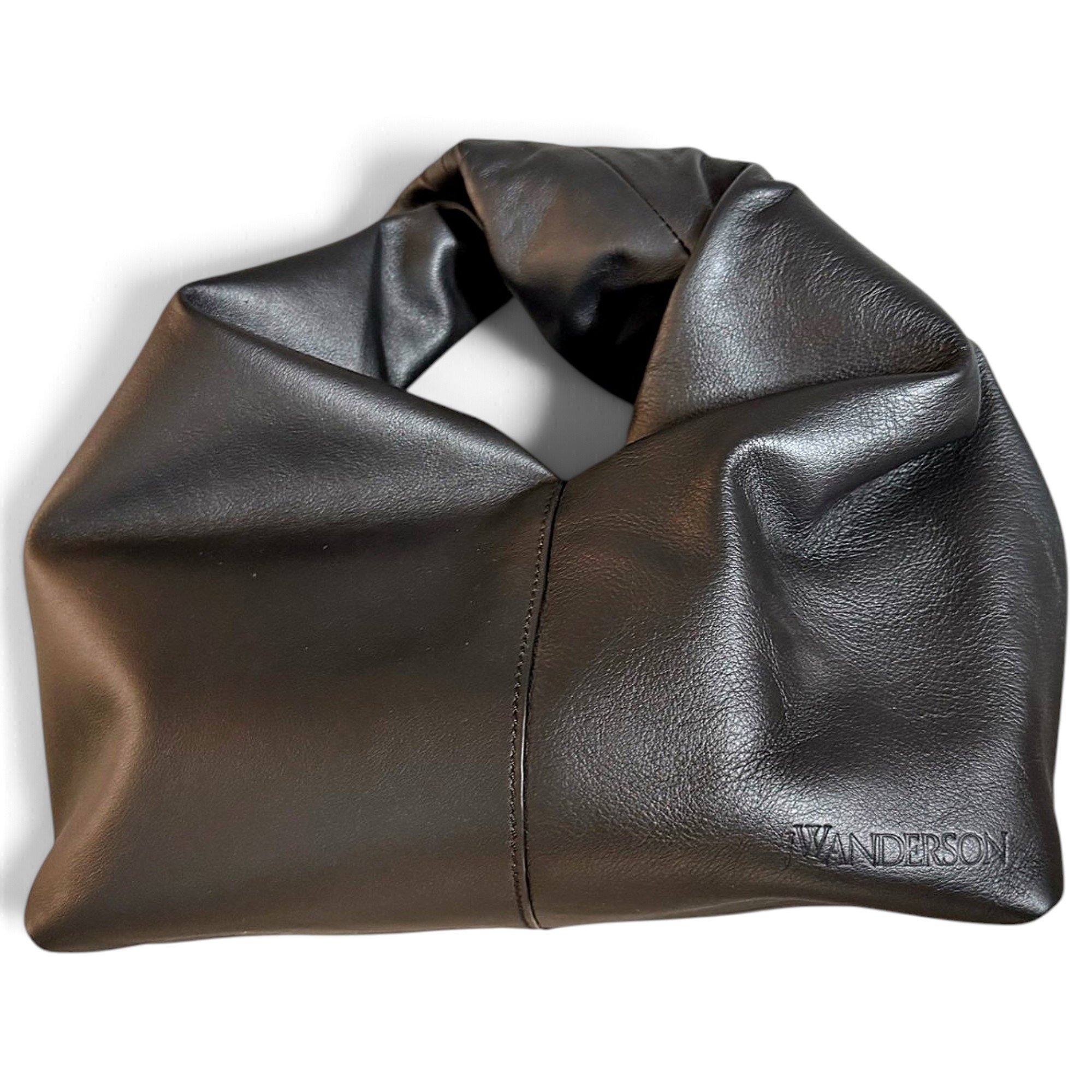 Twister leather handbag