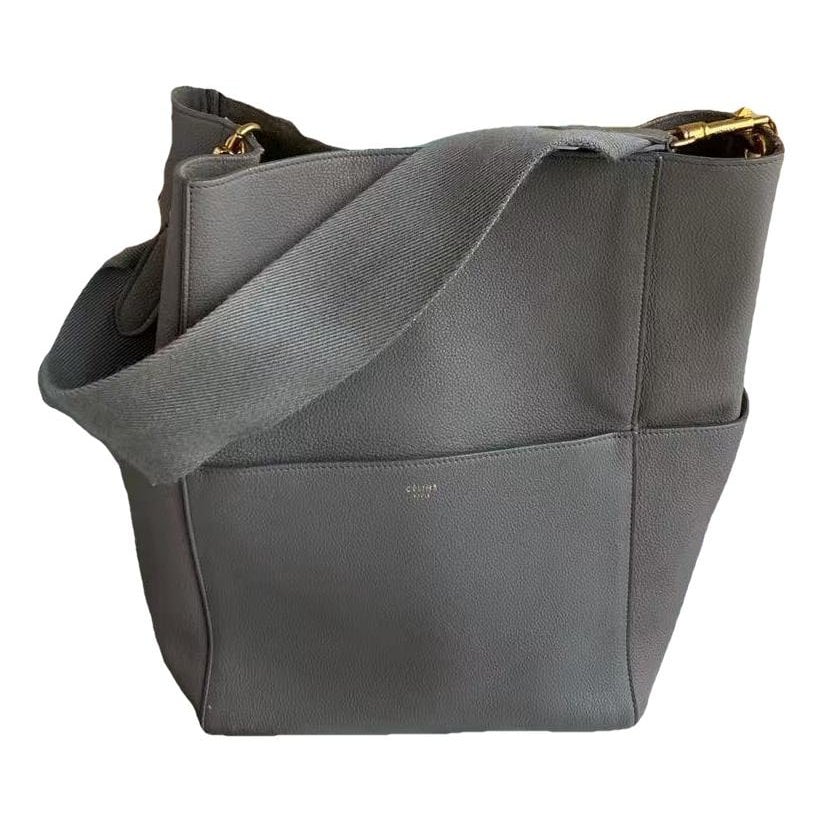 Seau Sangle leather handbag