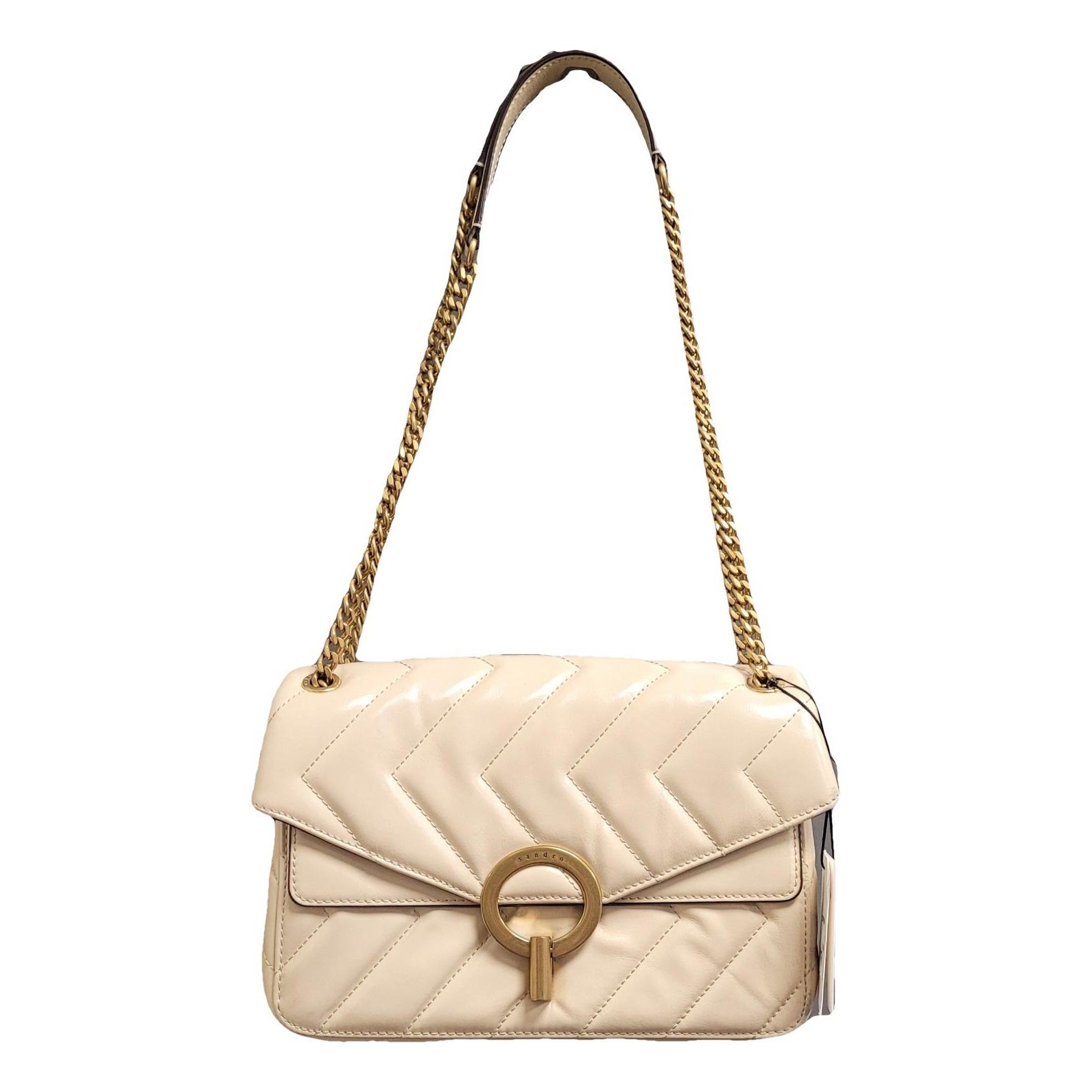 Yza leather clutch bag