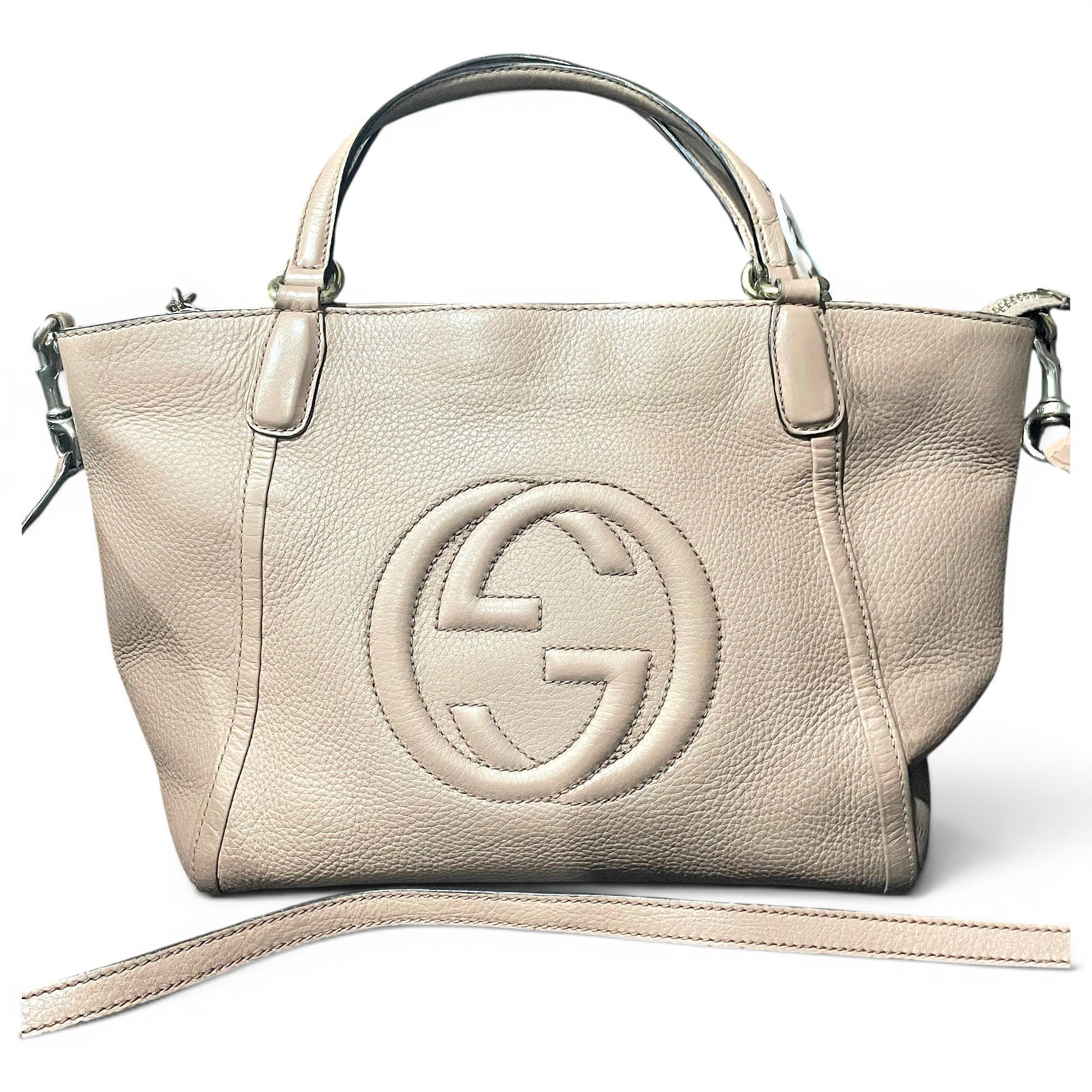 Soho Top Handle leather handbag
