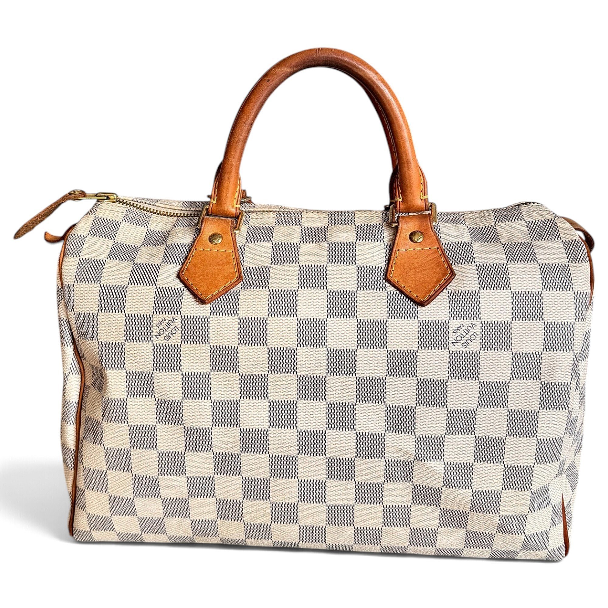 Speedy leather bowling bag