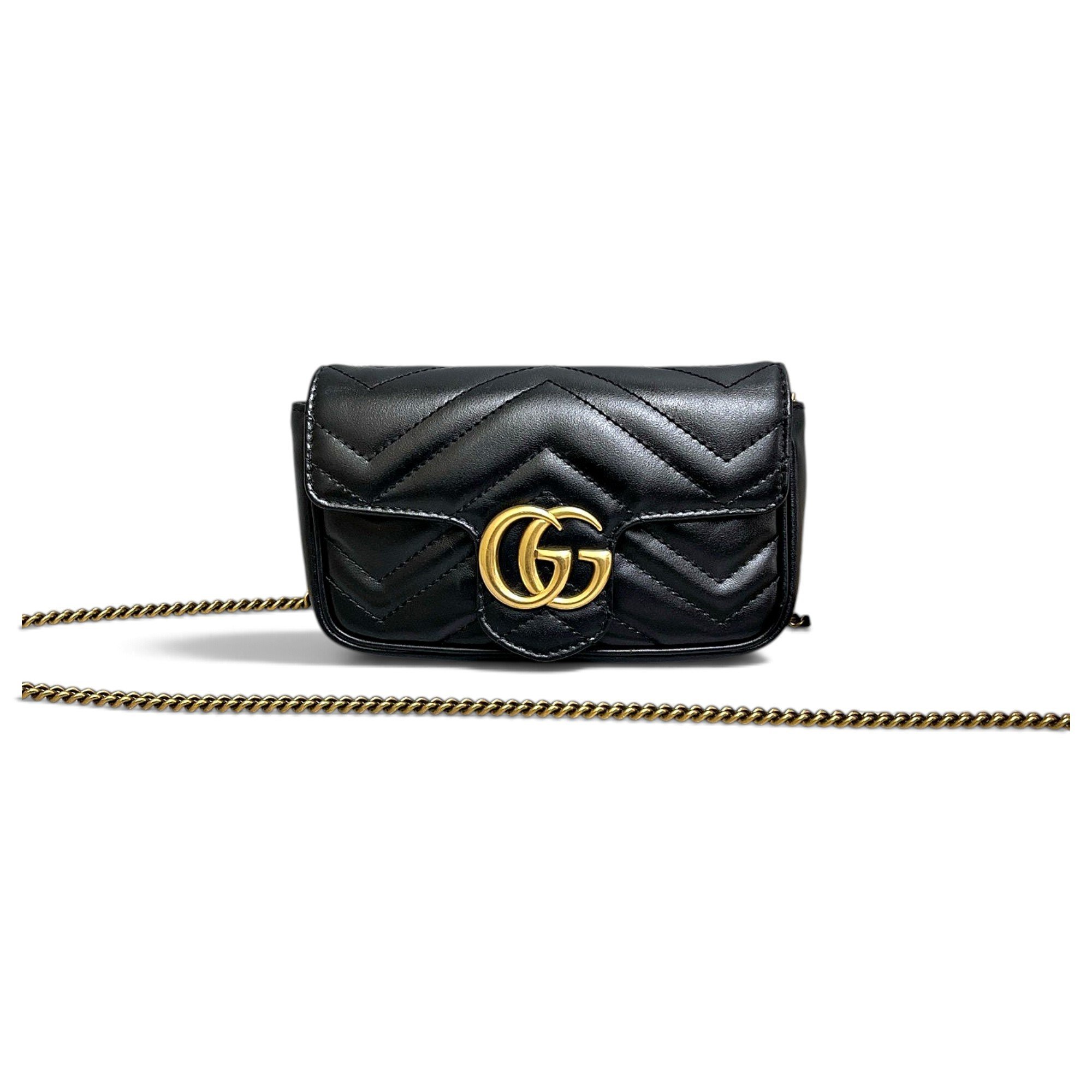 GG Marmont Flap leather handbag