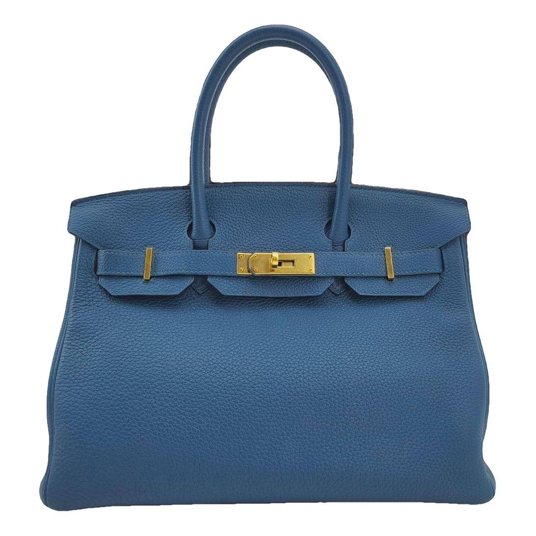 Hermes Birkin 30 Handbag Togo Leather 2015