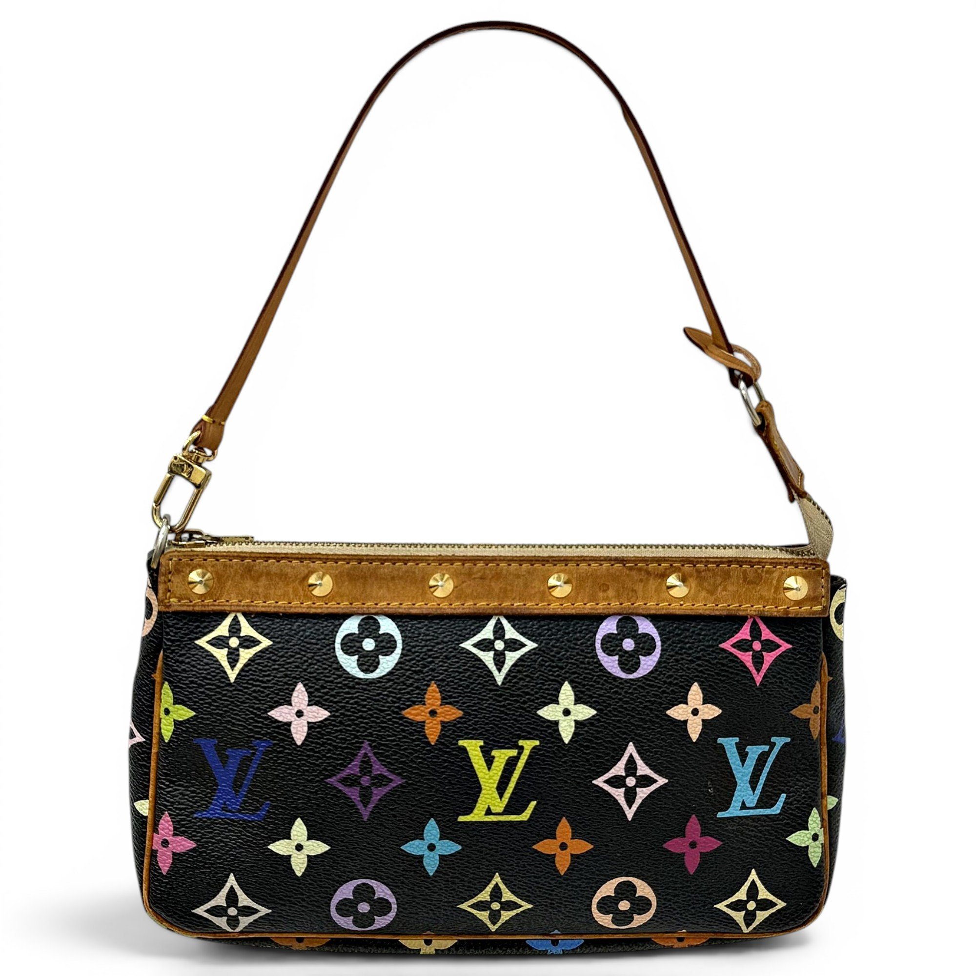 Pochette Accessoire leather handbag