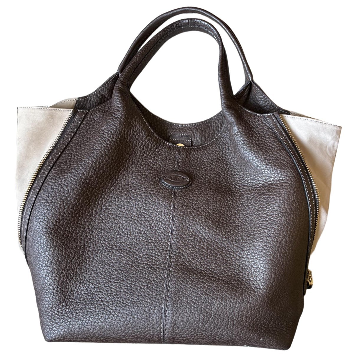 Tod's Shopping Media leather tote