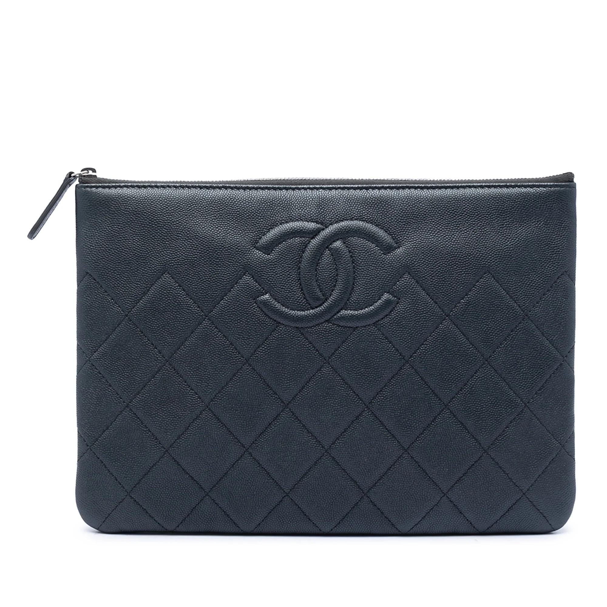 Trendy CC Quilted leather handbag