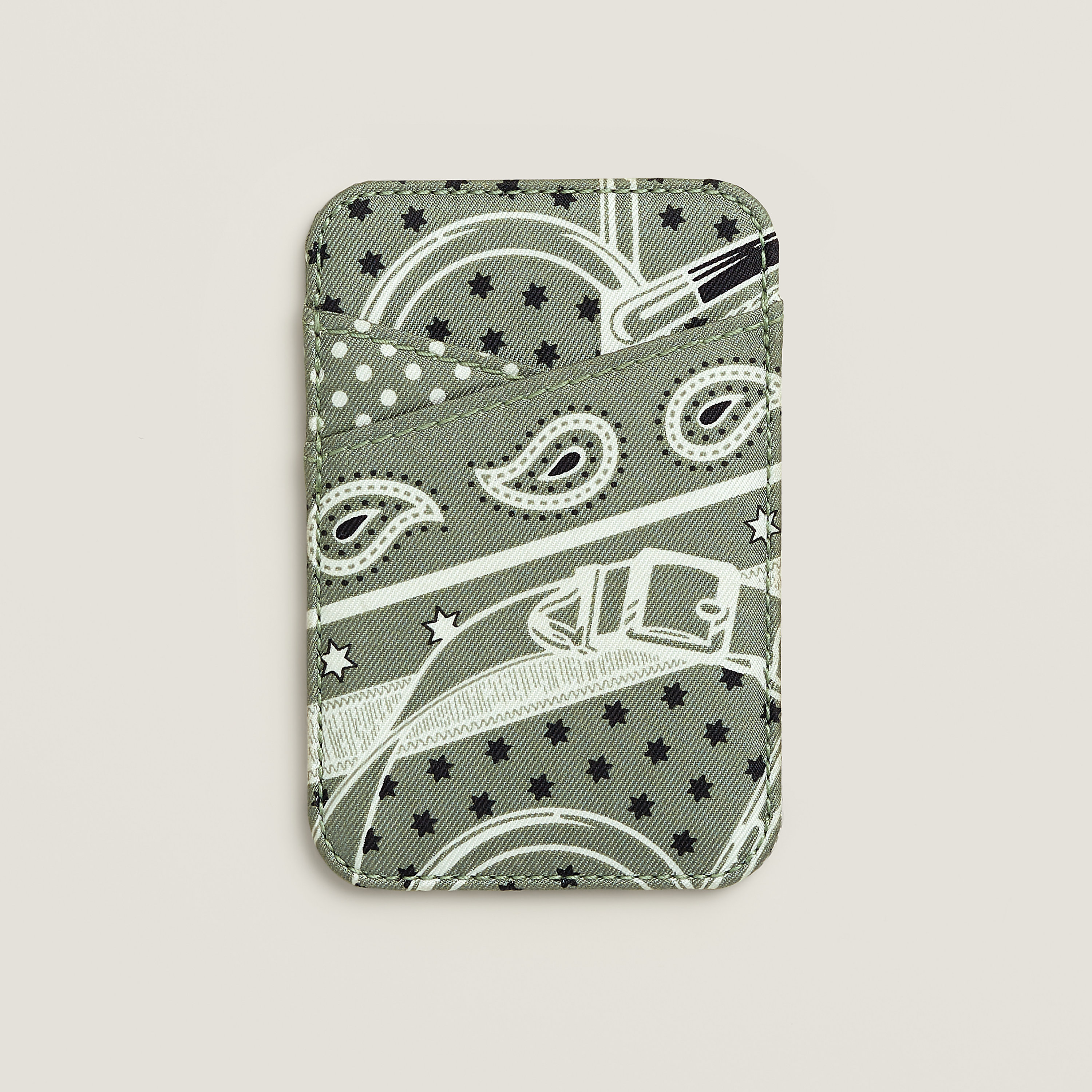 "Bandana Eperon d'Or" MagSafe card holder