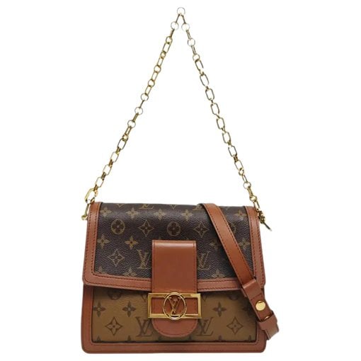 Dauphine leather handbag