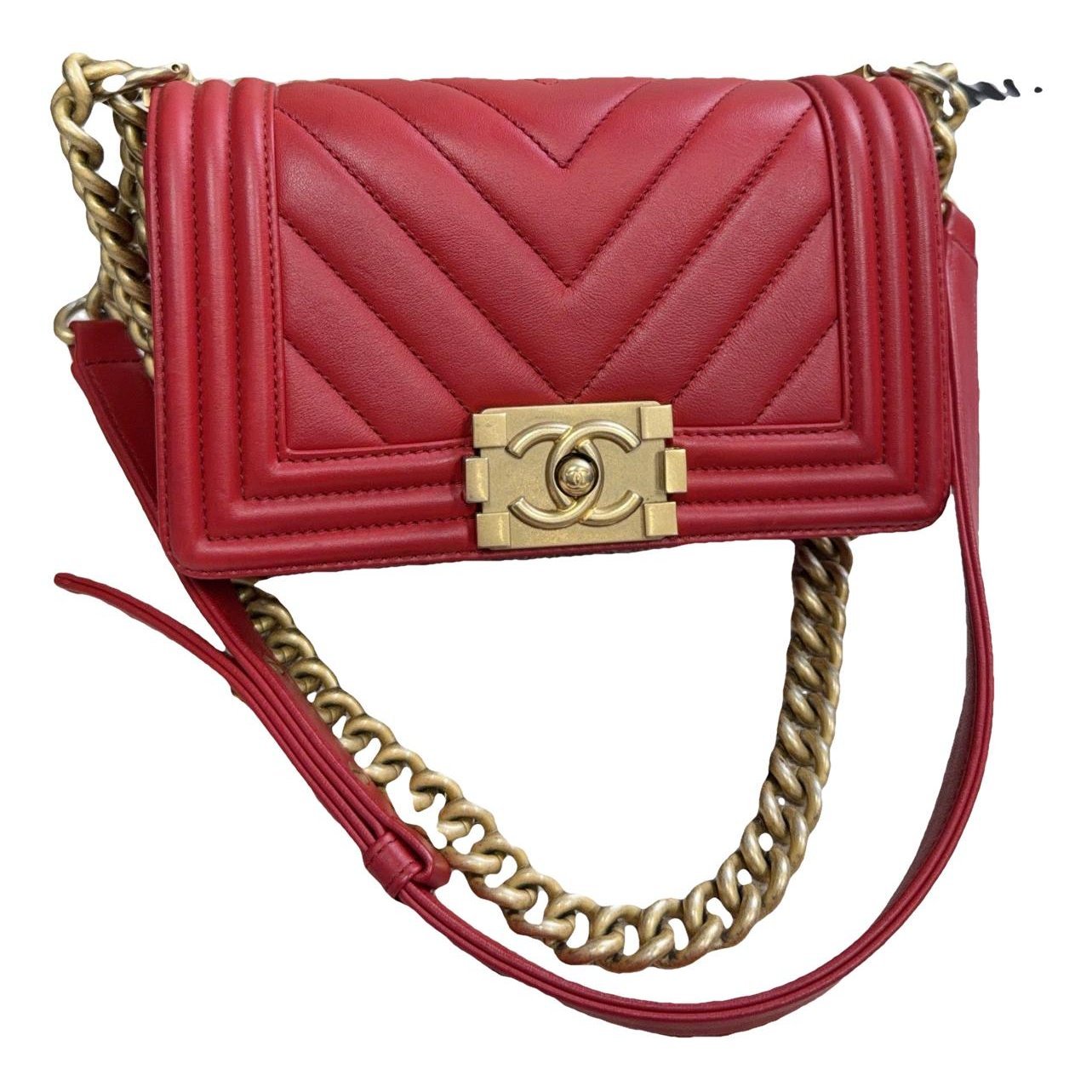Wallet On Chain Boy Half Flap pony-style calfskin handbag
