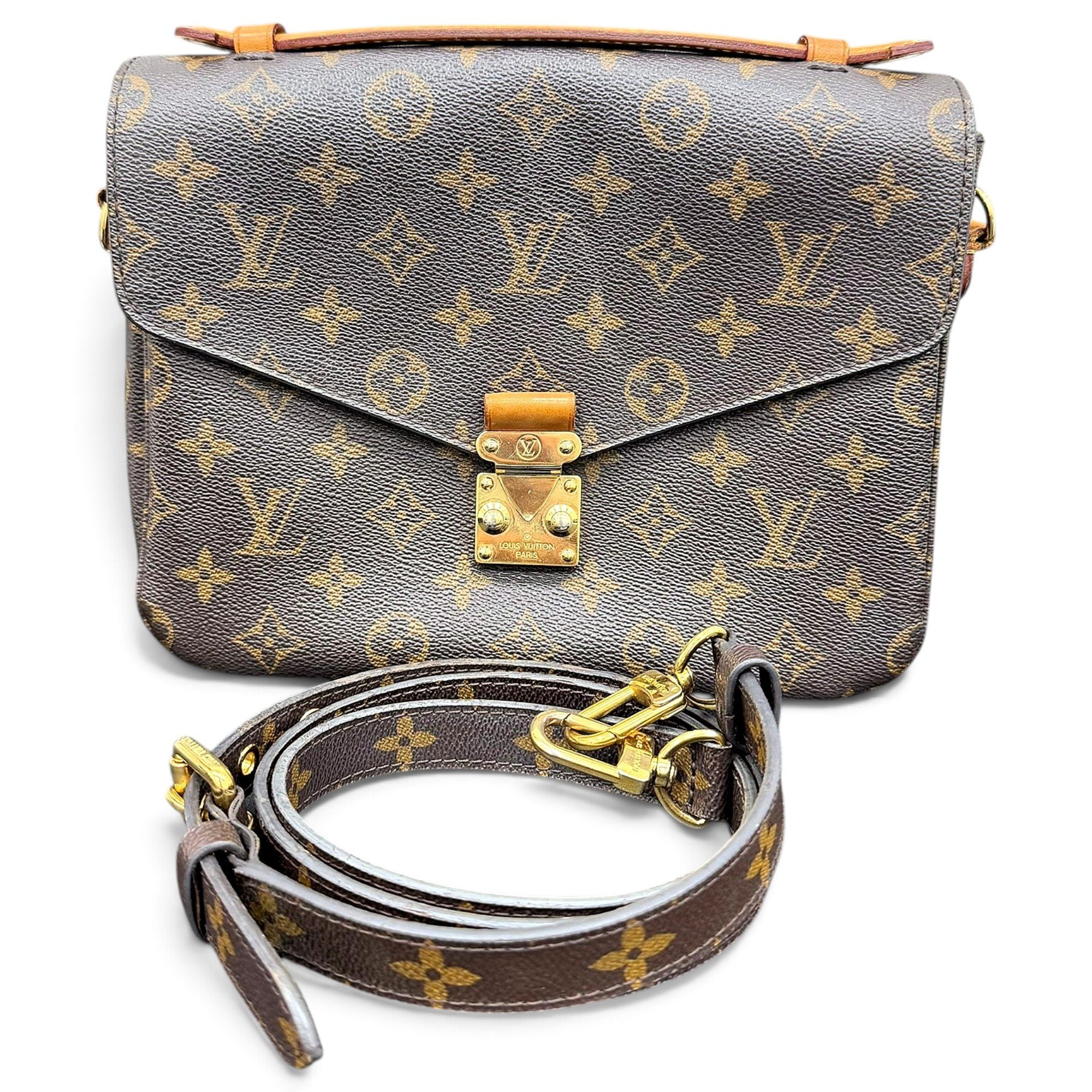 Metis leather handbag