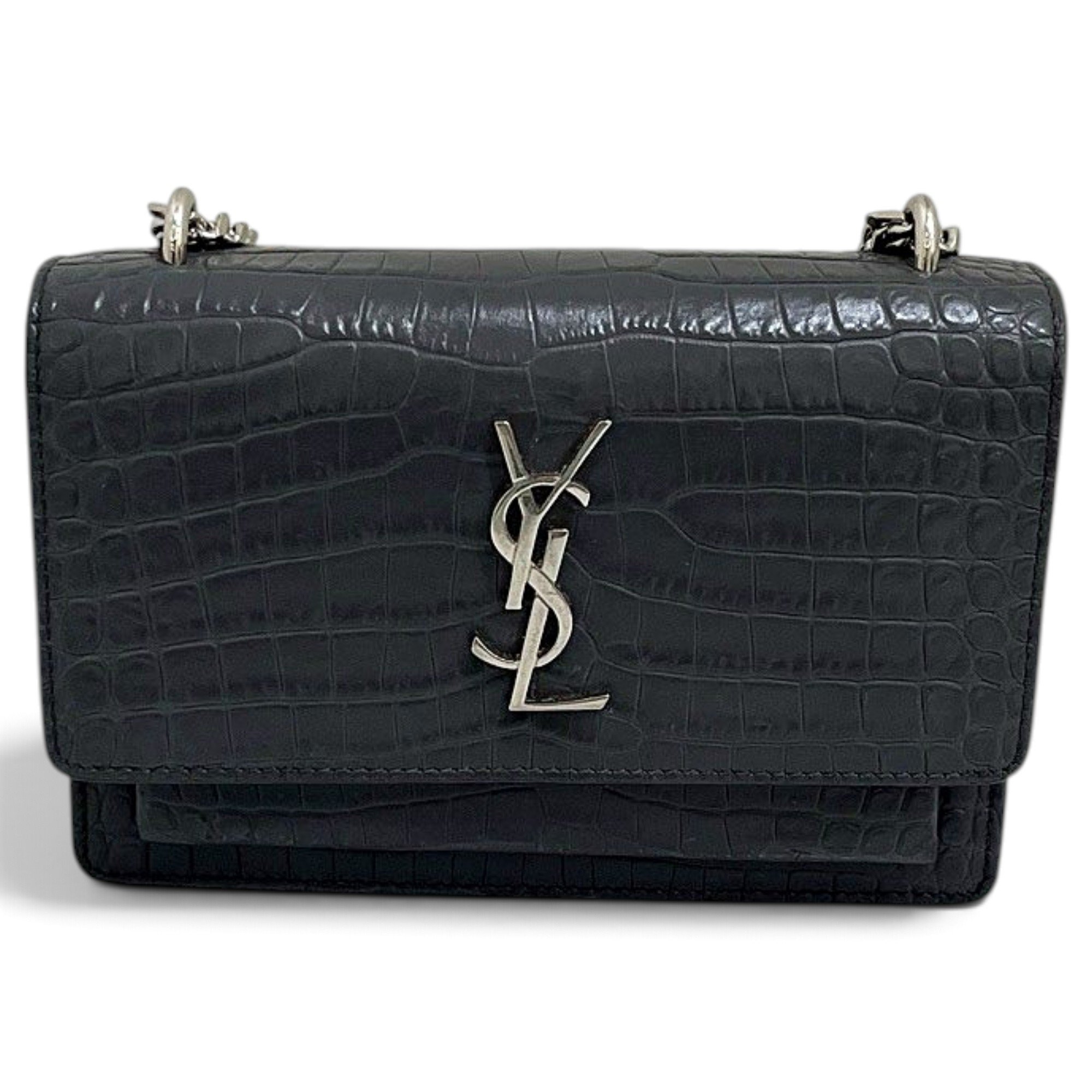 Sunset leather crossbody bag