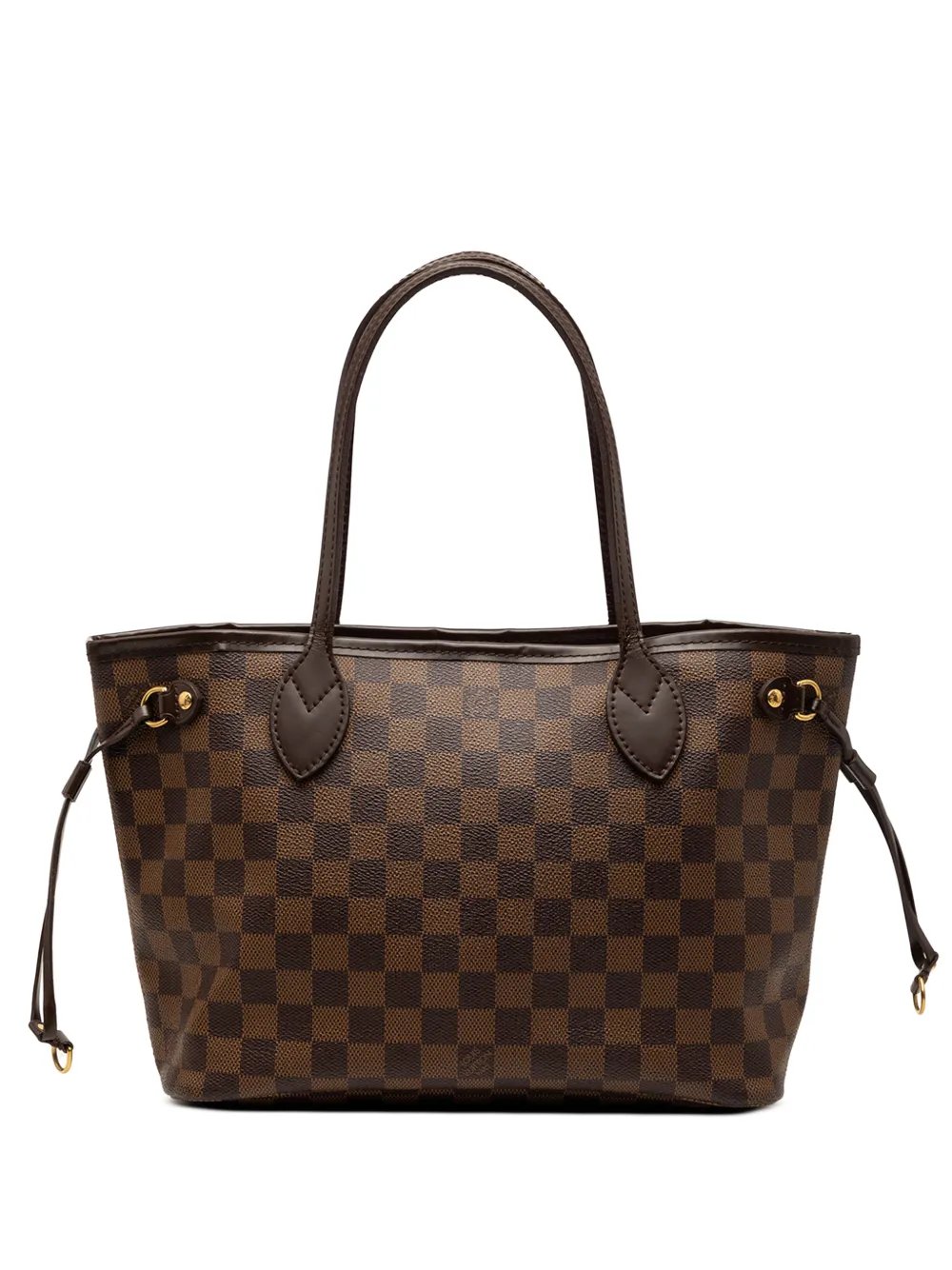 2009 Damier Ebene Neverfull PM tote bag