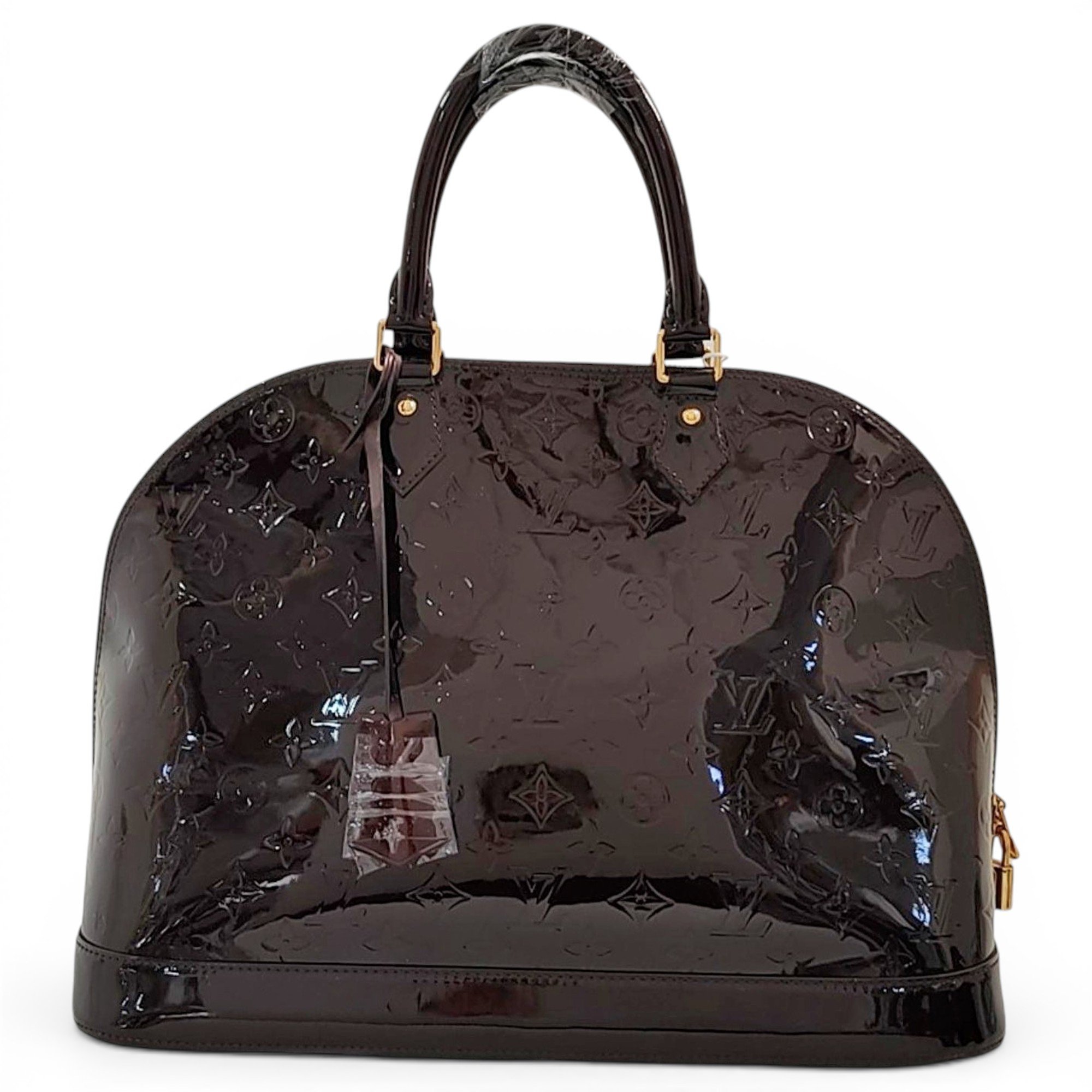 Alma patent leather handbag