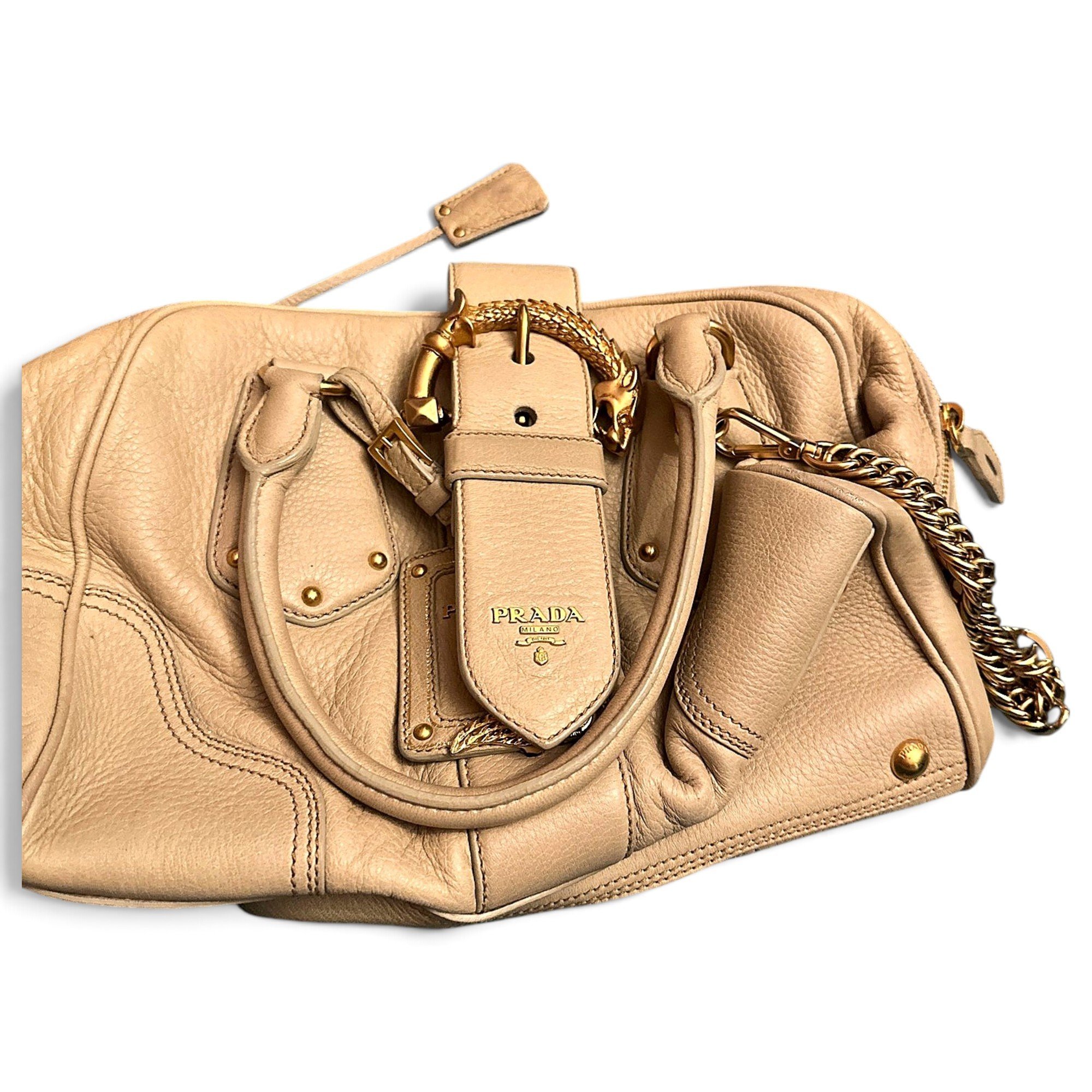 Leather handbag