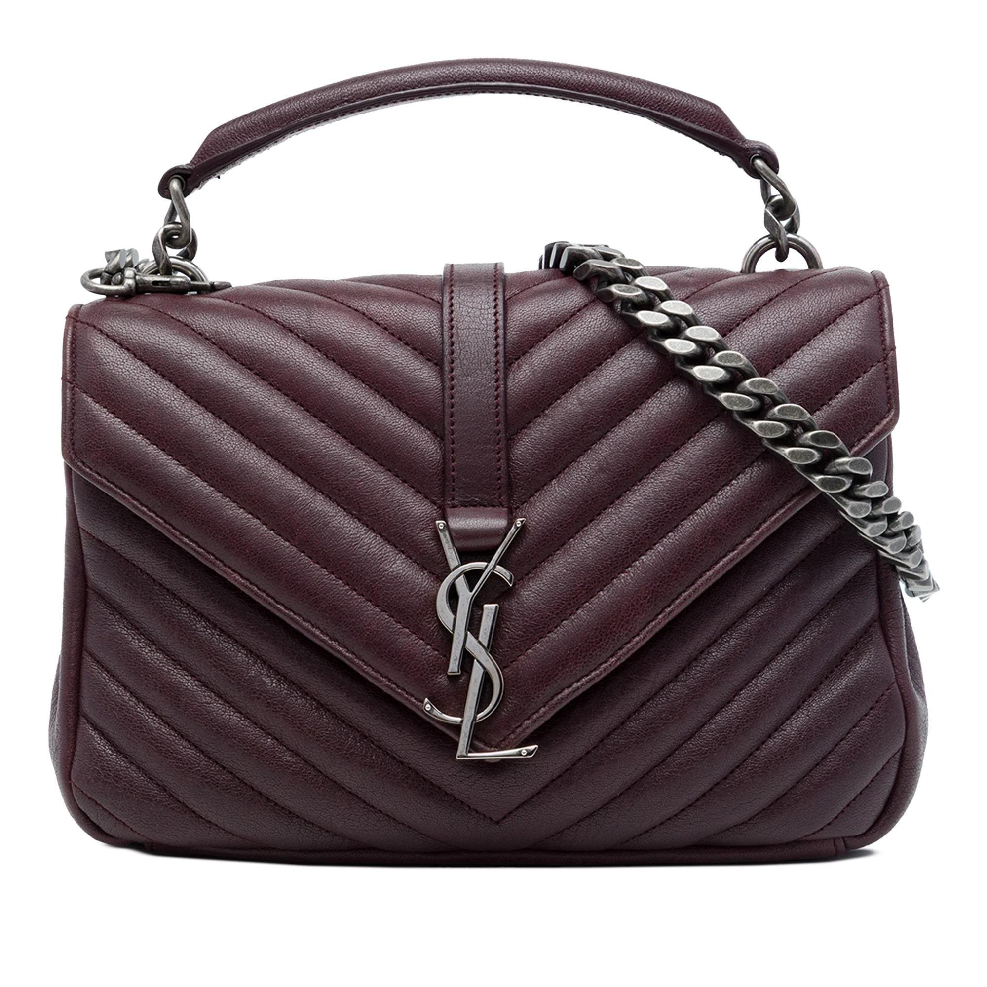Collége monogramme leather handbag