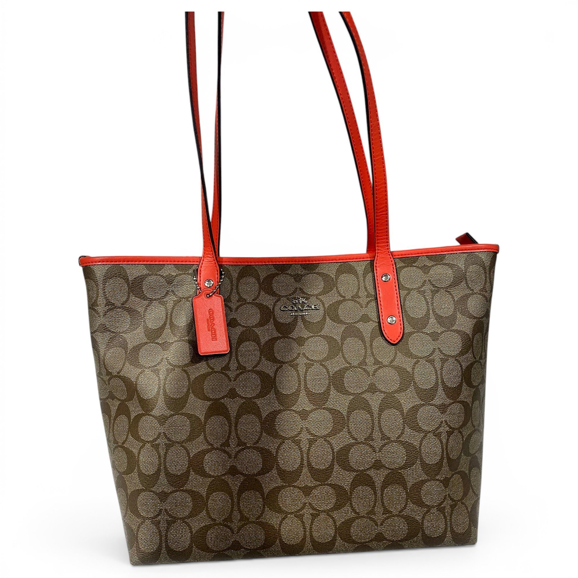 CITY ZIP TOTE leather tote