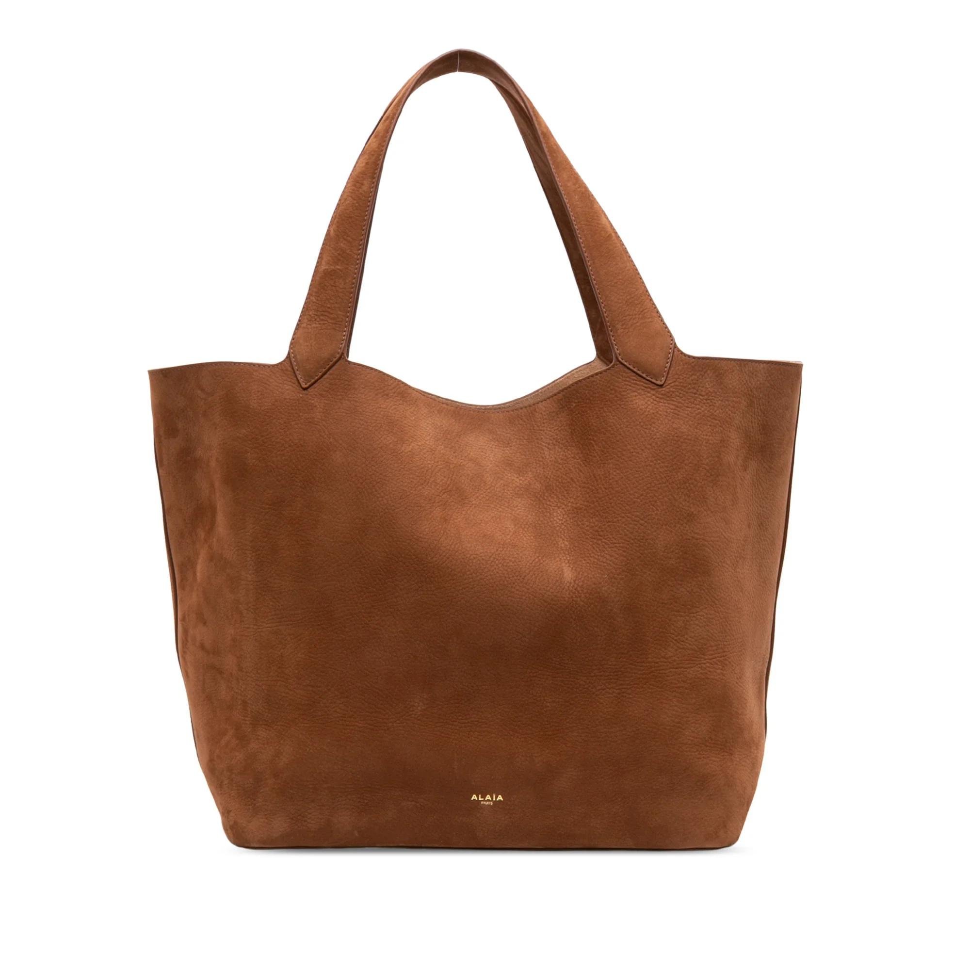 Leather tote