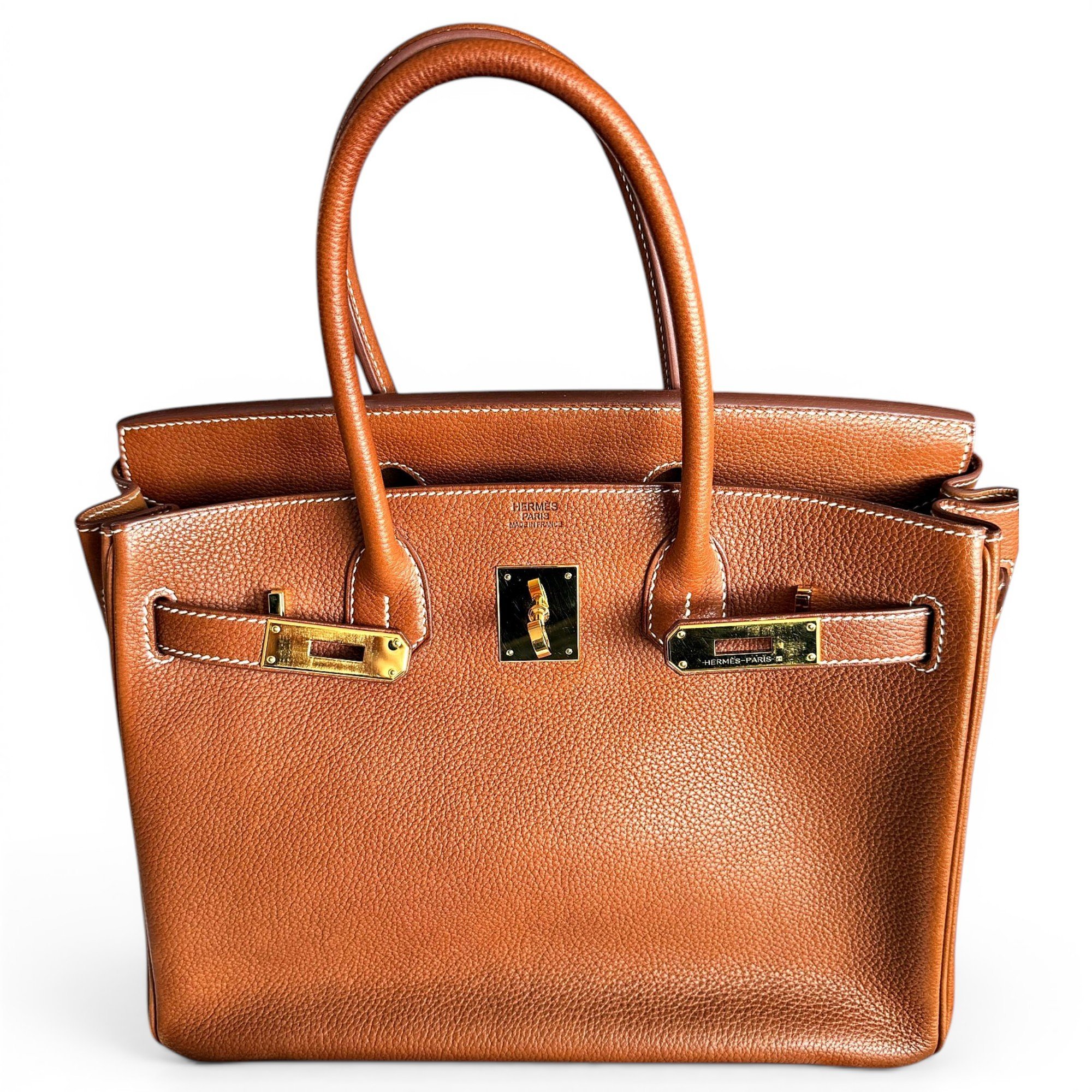 Birkin 30 leather handbag