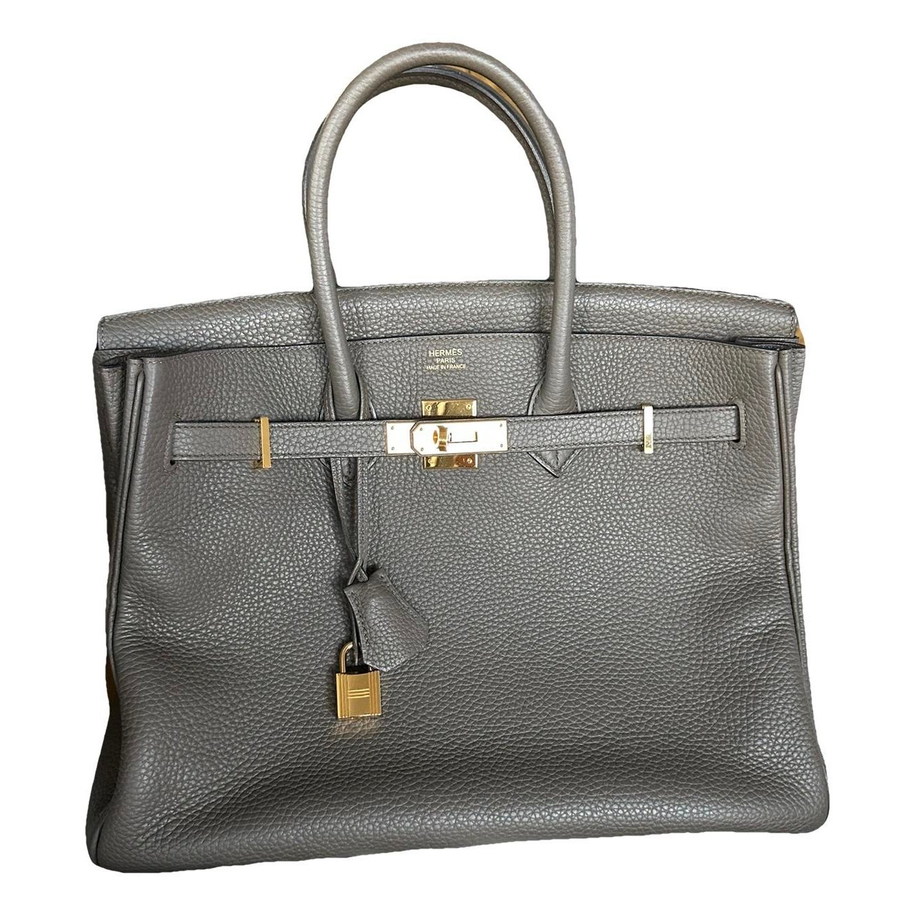 Birkin 35 leather handbag