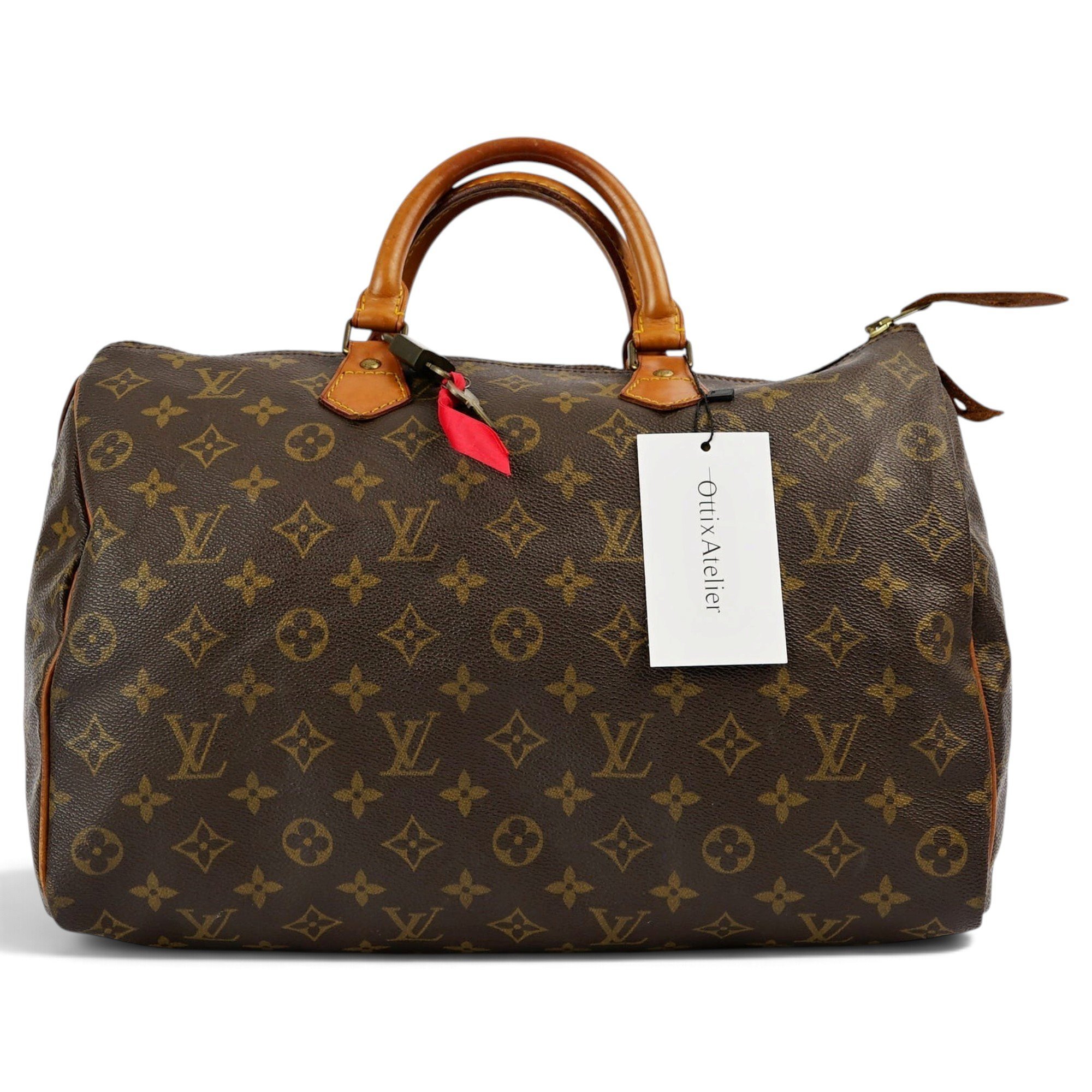 Speedy leather handbag