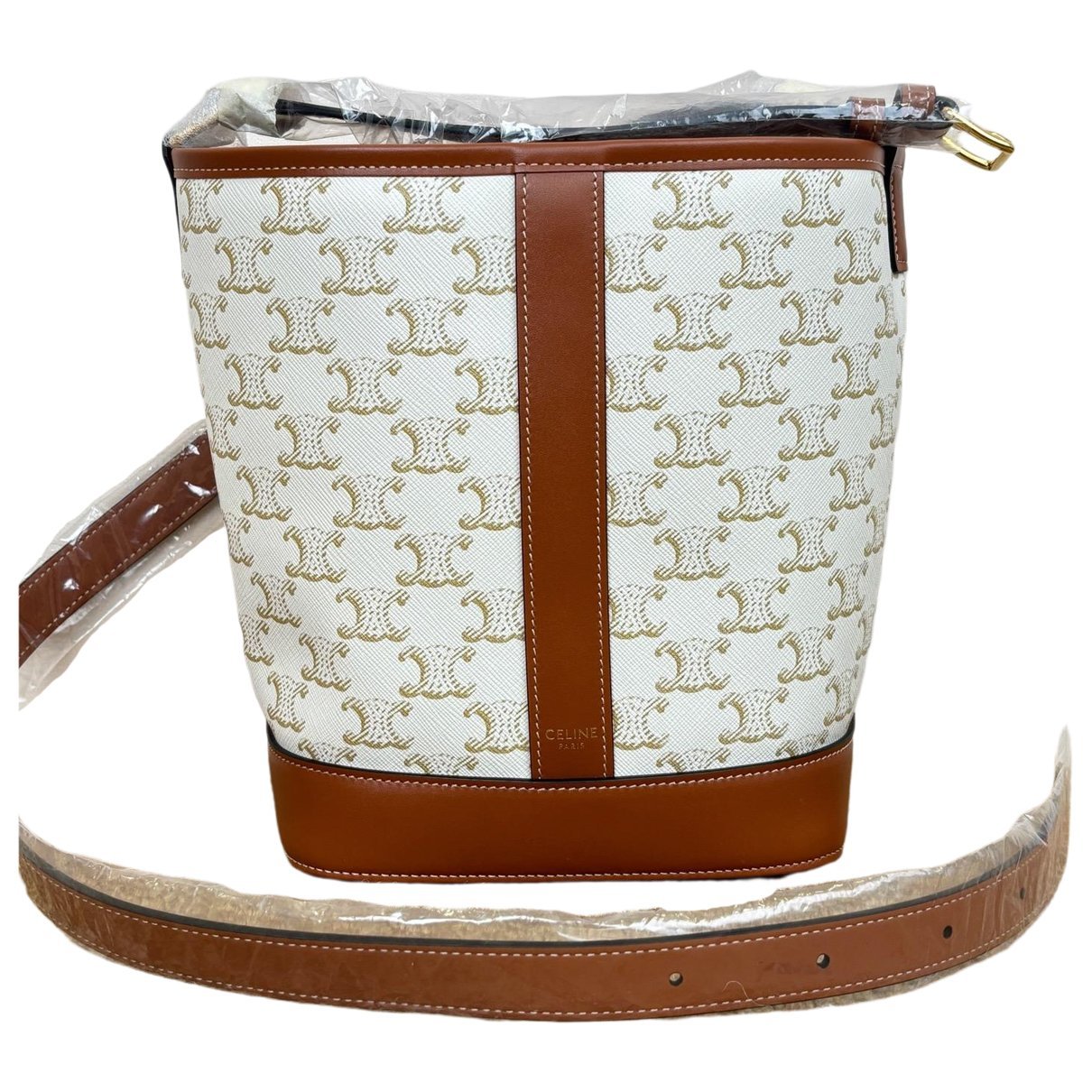 SAC SEAU leather handbag