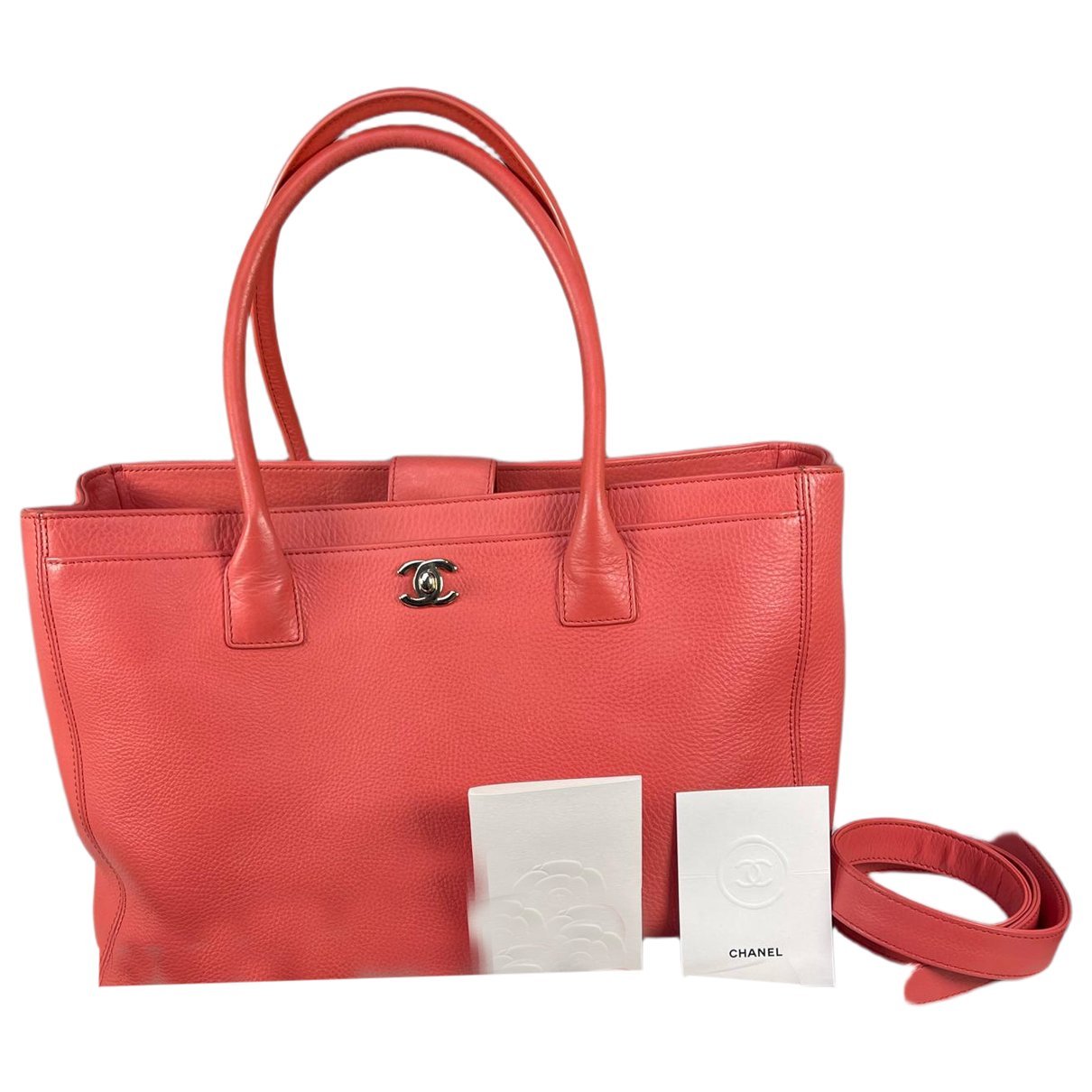 Executive leather tote