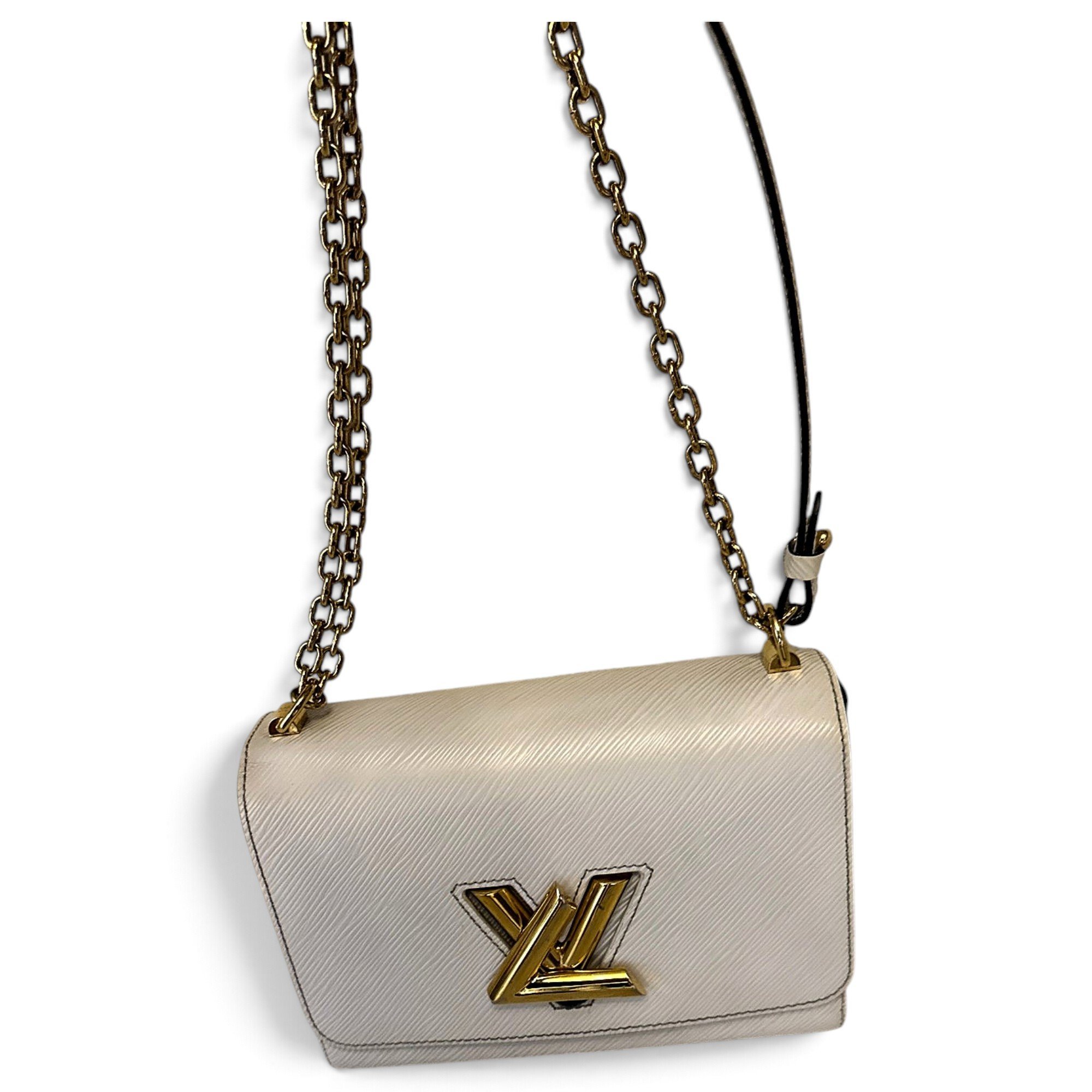 Twist leather crossbody bag