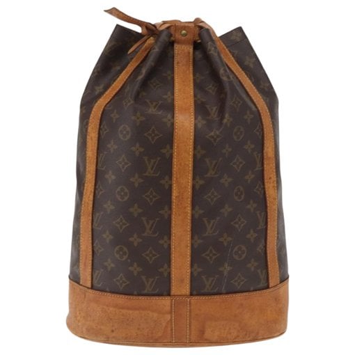 Randonnée leather handbag