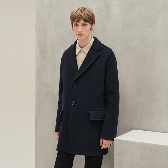 Marine Petit Paul Cashmere Coat