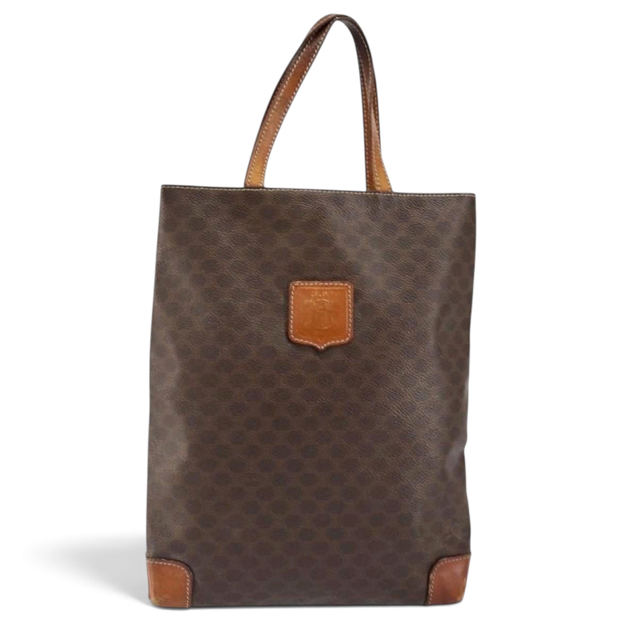 Leather tote